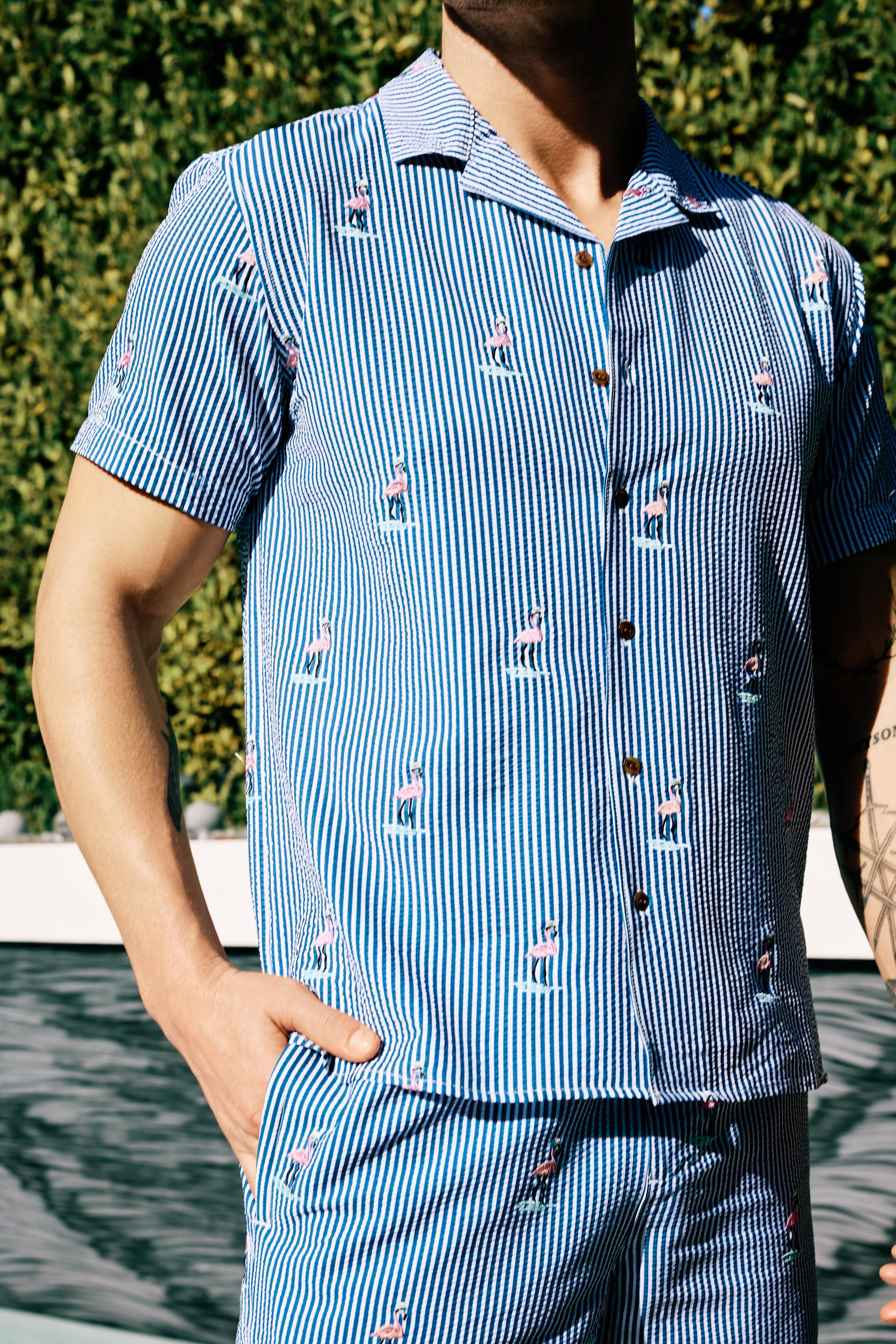 Mingo Weekender Indigo Happy Hour Shirt HAPPY HOUR SHIRT PARTY PANTS