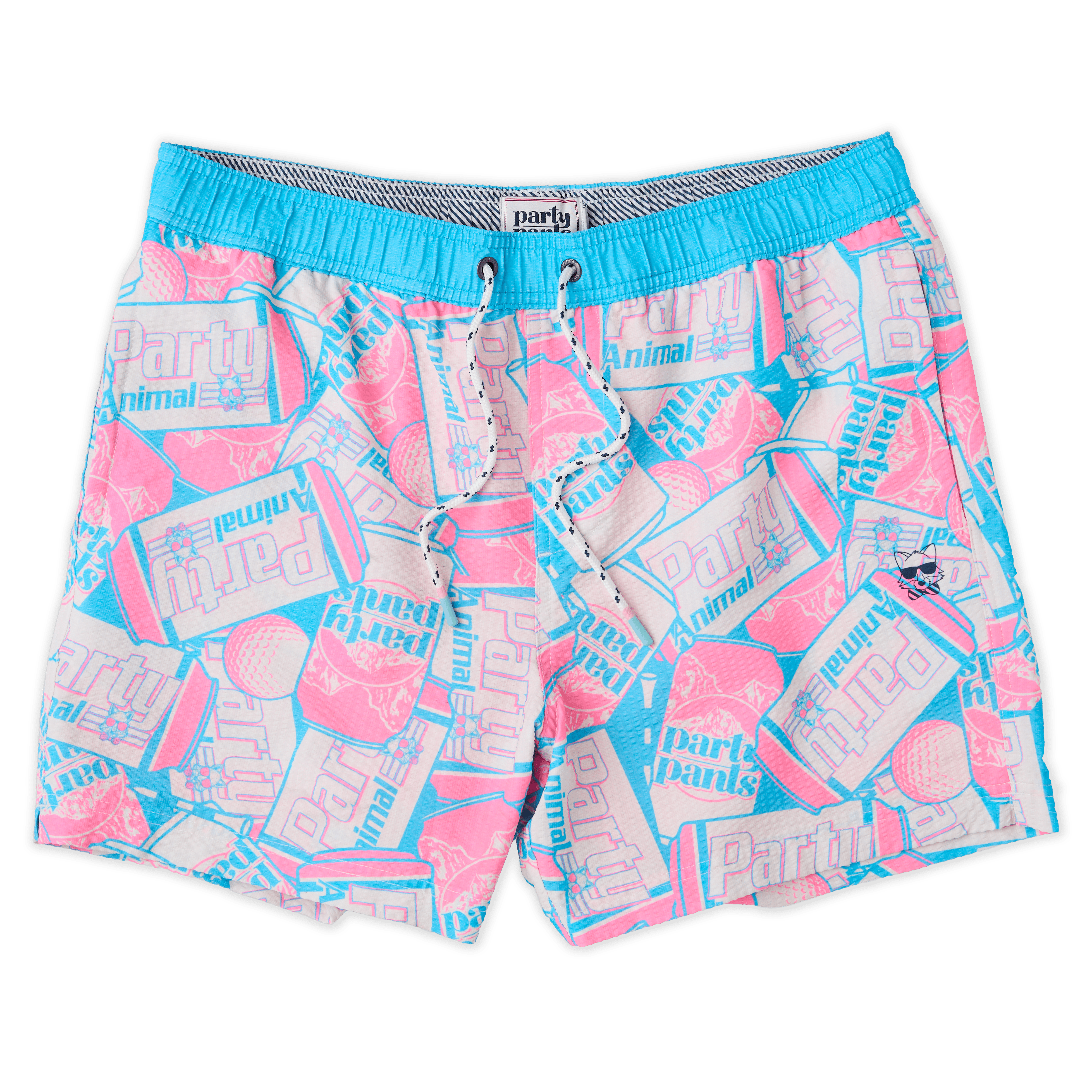 5" 6-Pack Cyan Party Starter Short PARTY STARTER SHORT PARTY PANTS