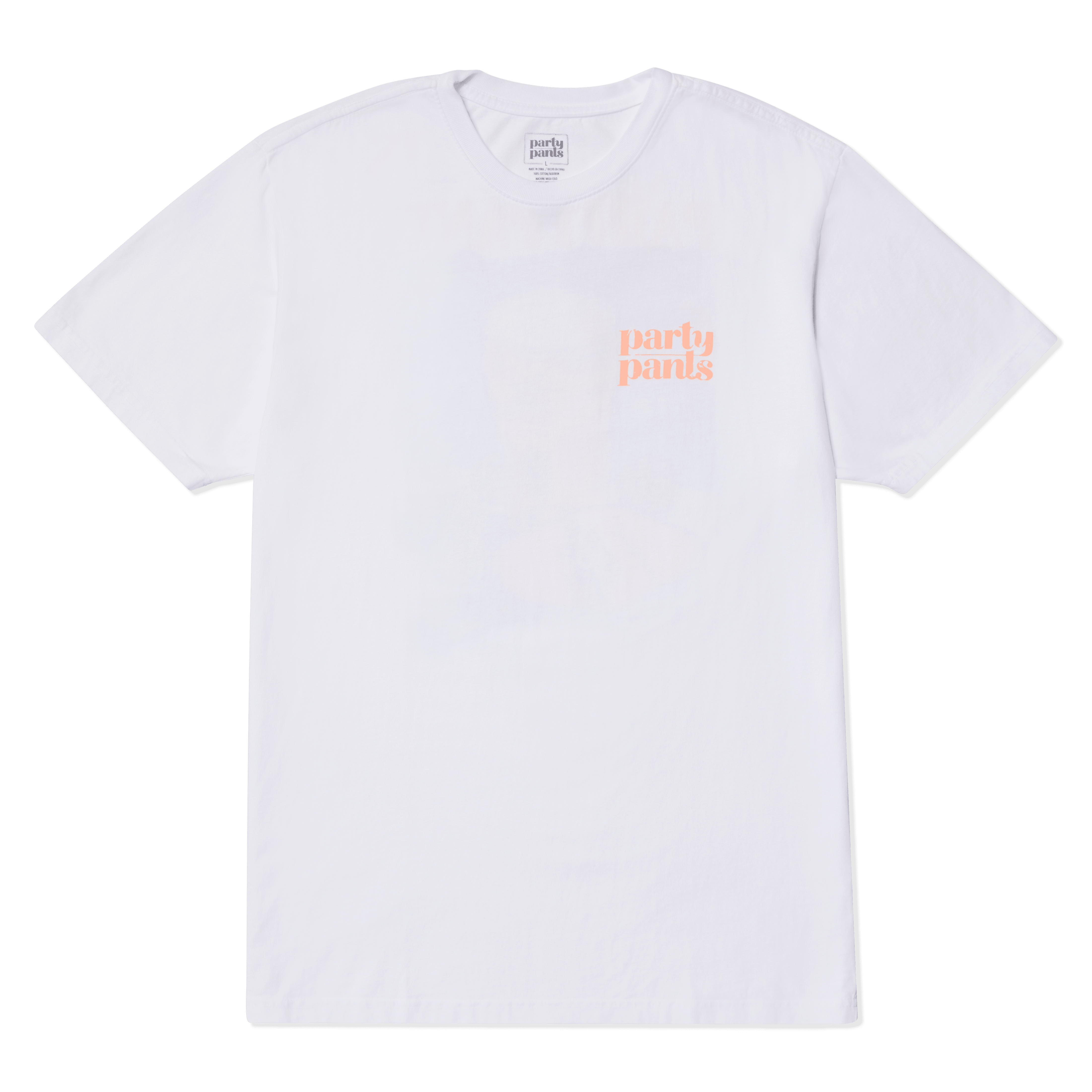 DAY DINKER T-SHIRT - WHITE TEE PARTY PANTS