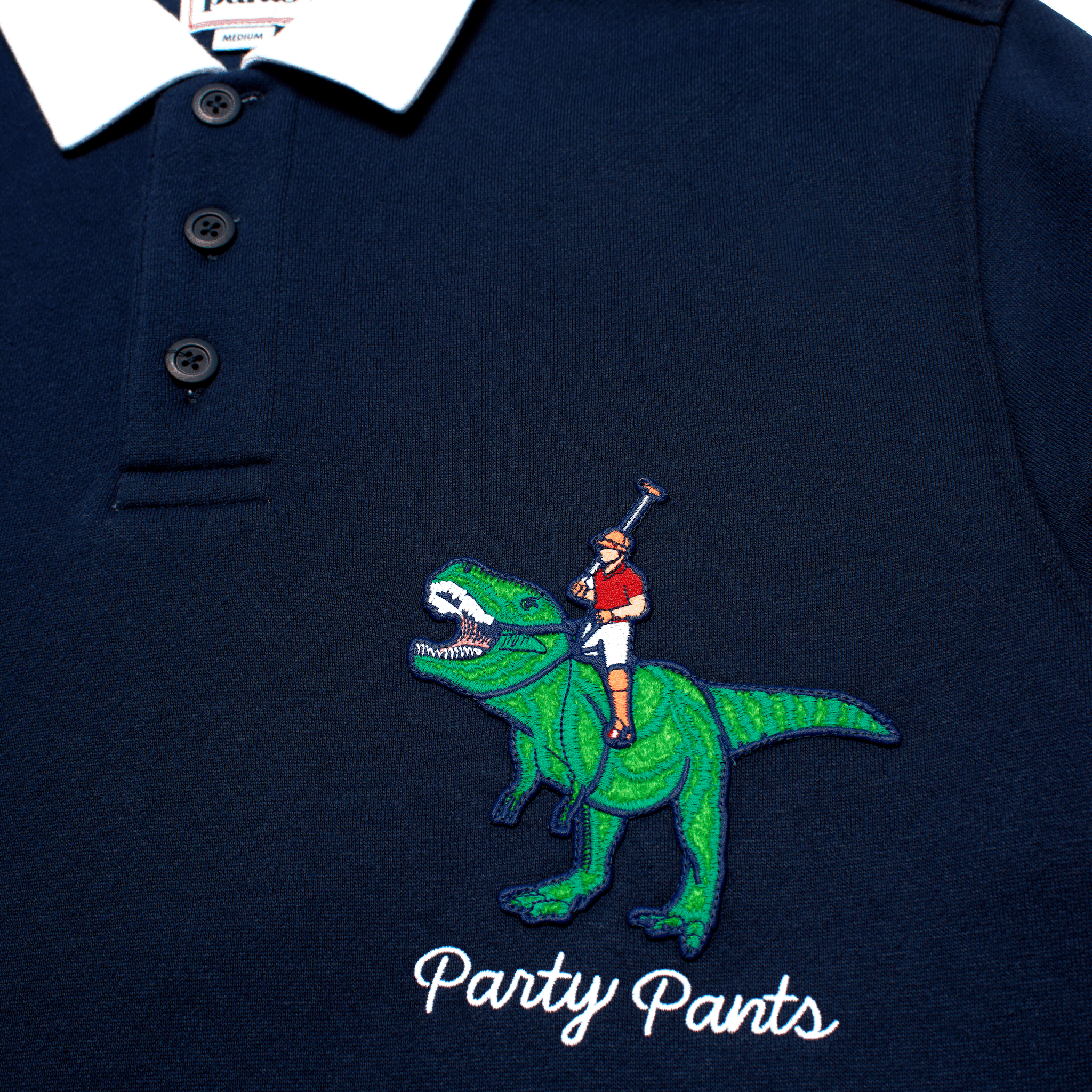 O'DOYLE FLEECE RUGBY SHIRT - NAVY FLEECE TOPS PARTY PANTS