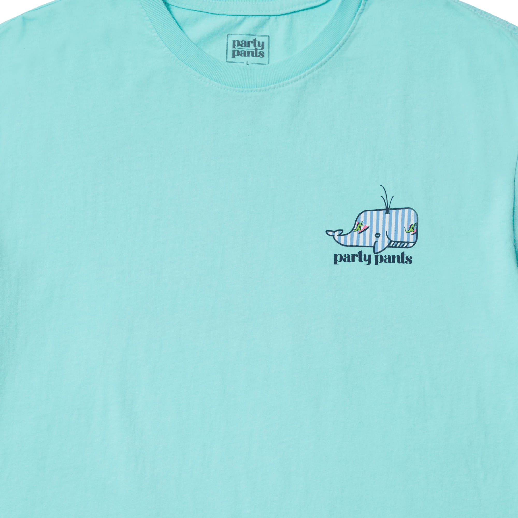 MOBY FILLS T-SHIRT - MINT TEE PARTY PANTS