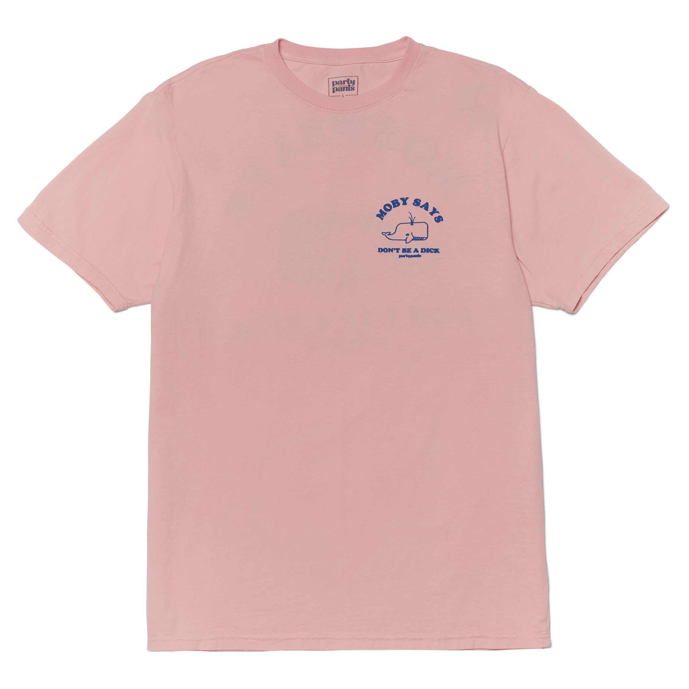 MOBY SAYS 2.0 T-SHIRT - PINK TEE PARTY PANTS