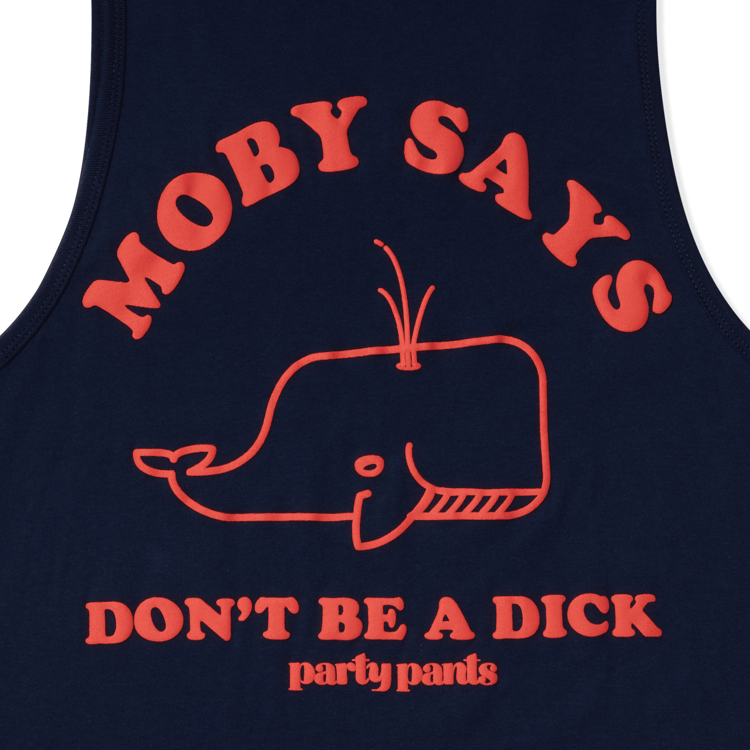 MOBY SAYS TANK - NAVY TANK PARTY PANTS