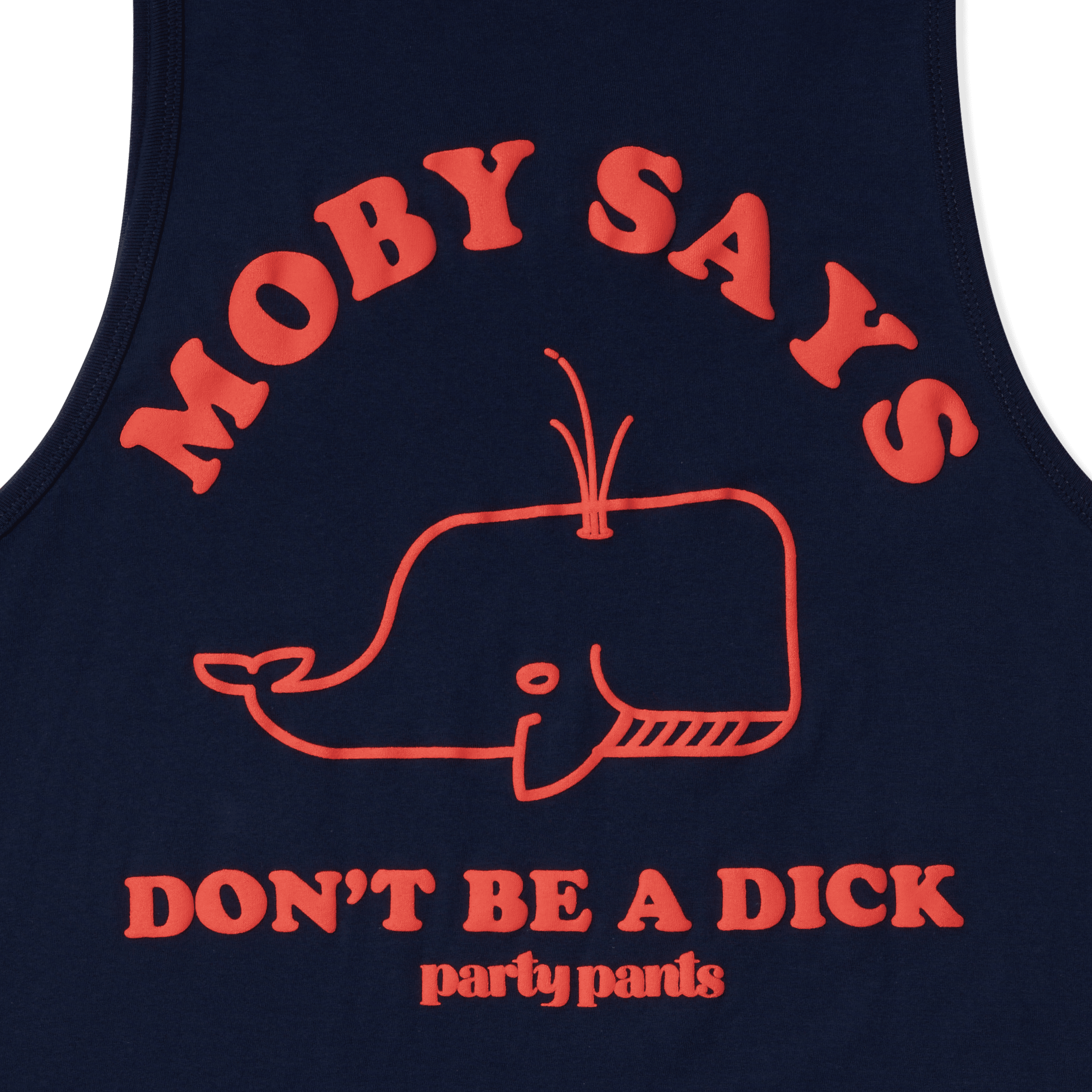 MOBY SAYS TANK - NAVY TANK PARTY PANTS 
