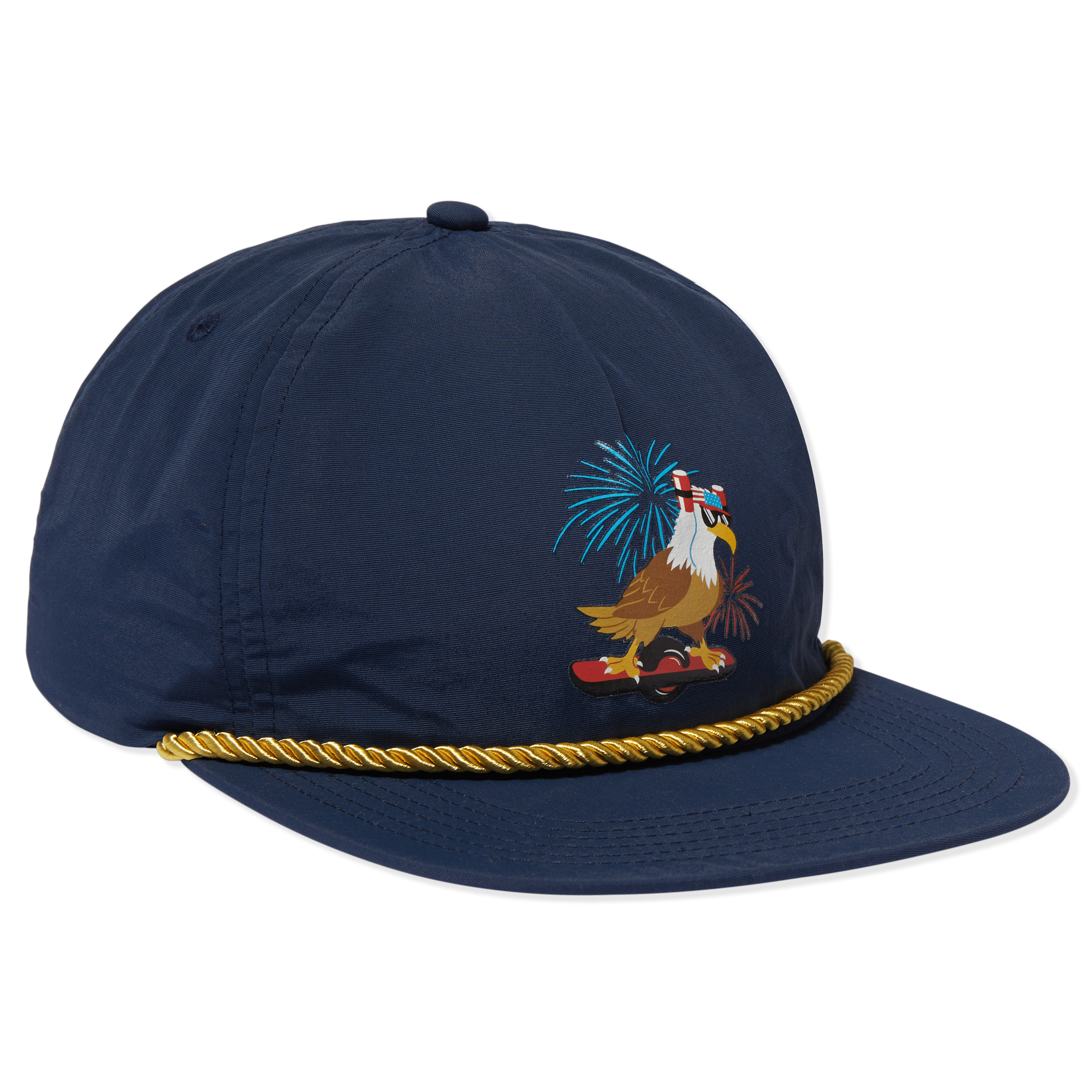 SHRED EAGLE NYLON HAT - NAVY HATS PARTY PANTS