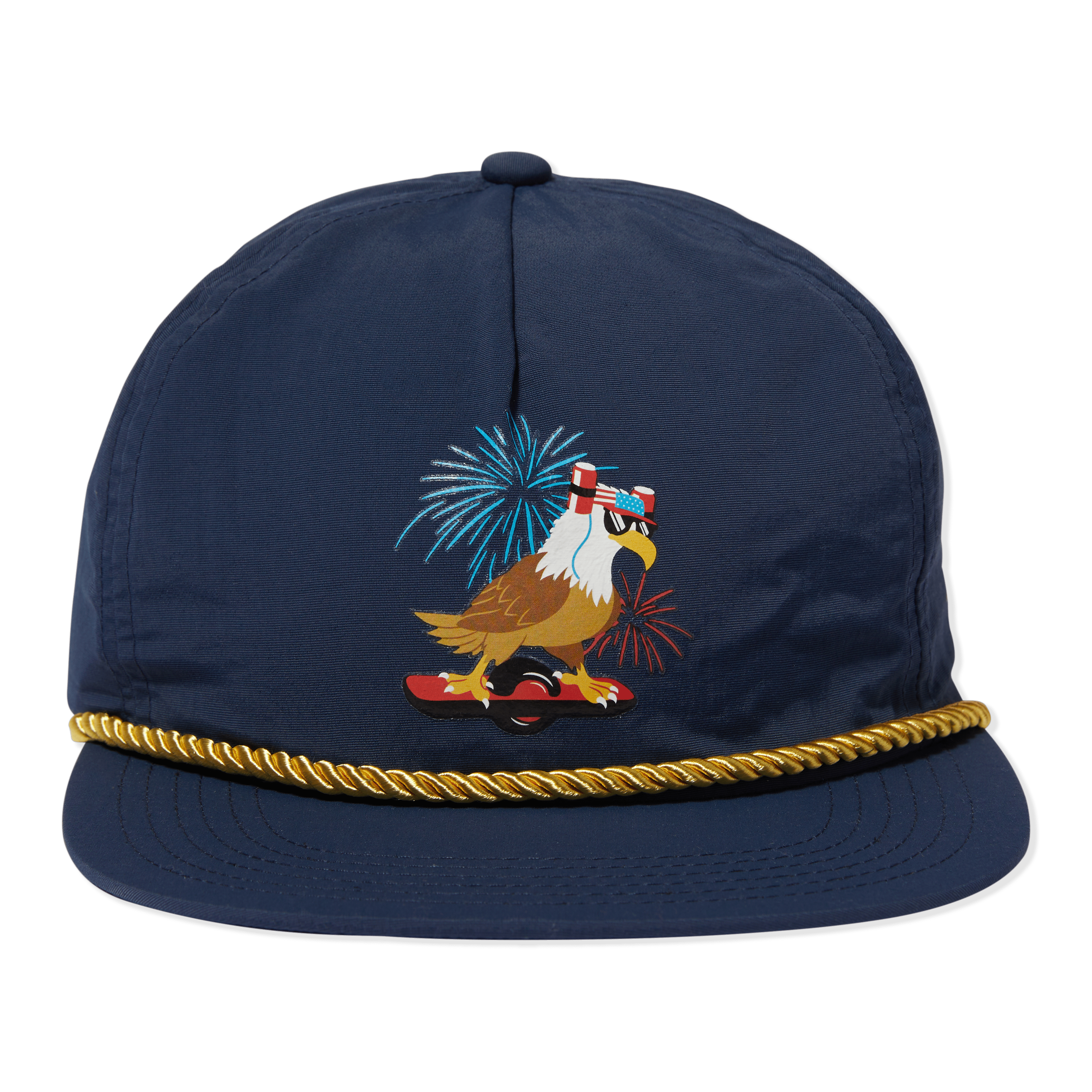 SHRED EAGLE NYLON HAT - NAVY HATS PARTY PANTS