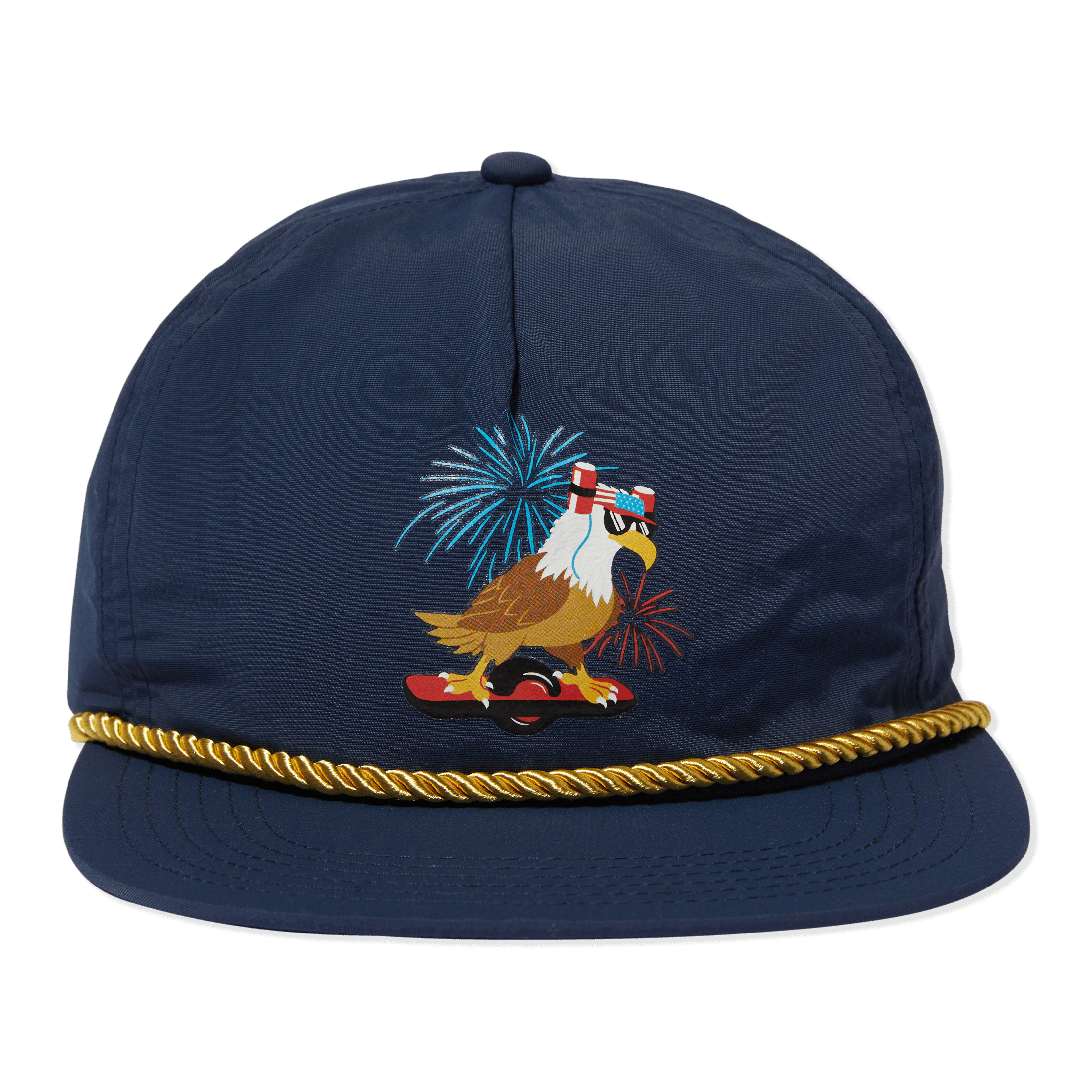 SHRED EAGLE NYLON HAT - NAVY HATS PARTY PANTS 