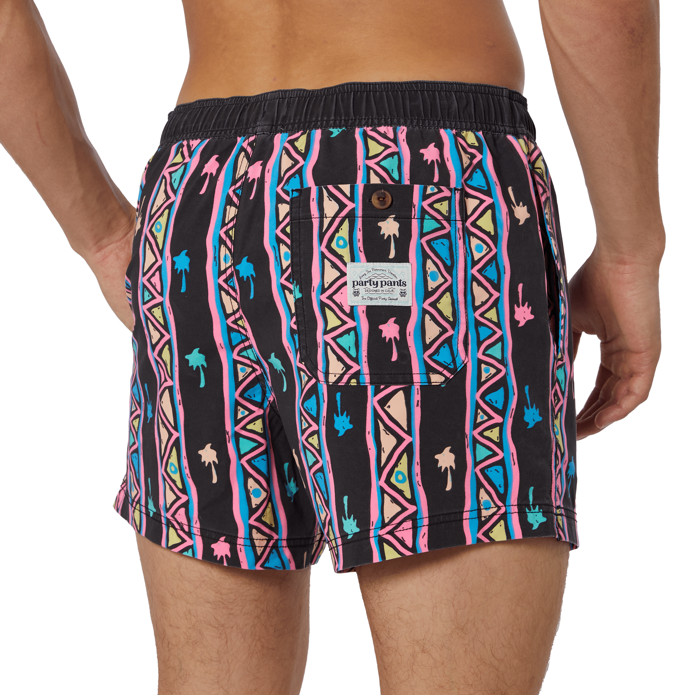 Upward Palm Black Party Starter Short Party Starter Short PARTY PANTS