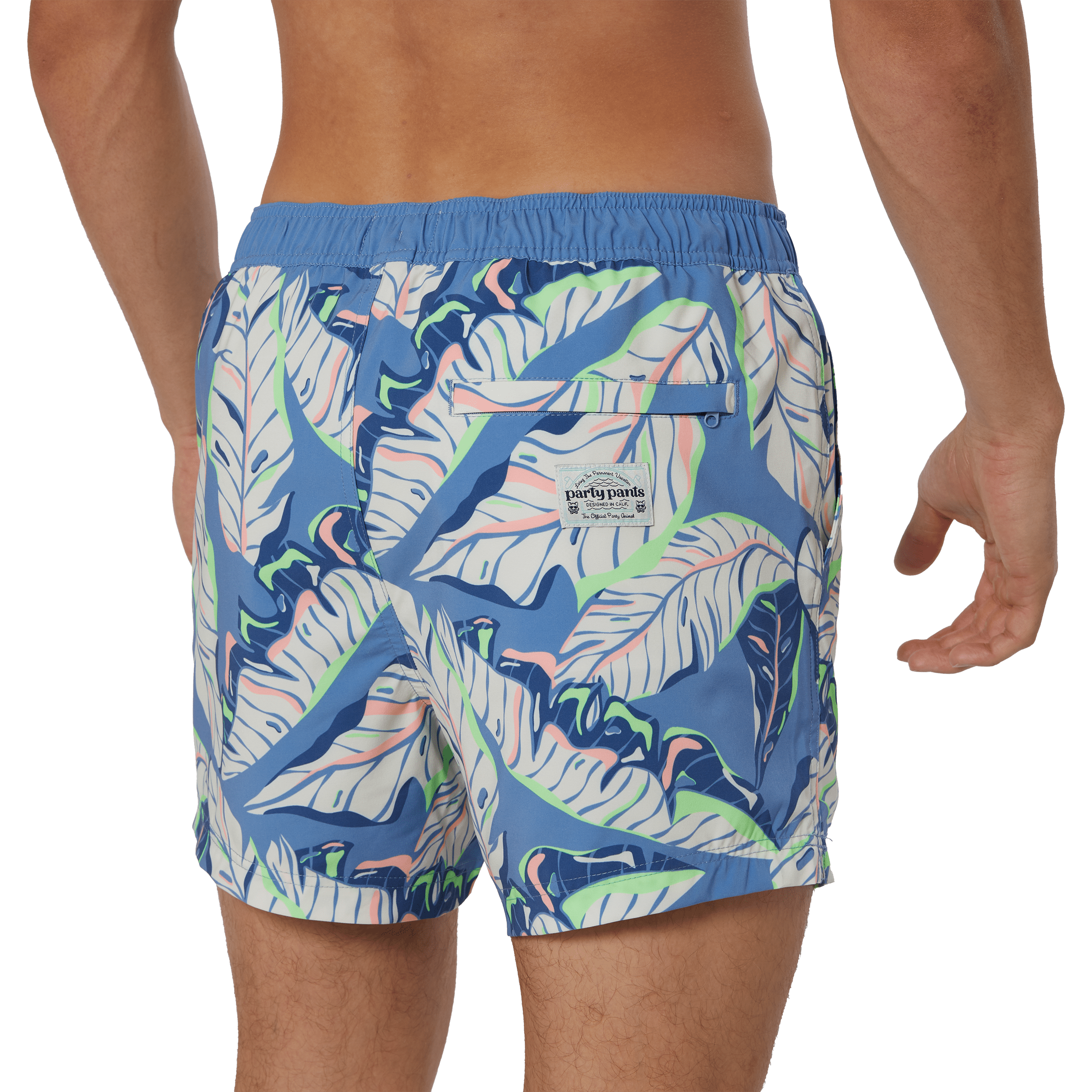 Oh Joy Palms Blue 5" Game Changer Short 5" Game Changer Short PARTY PANTS