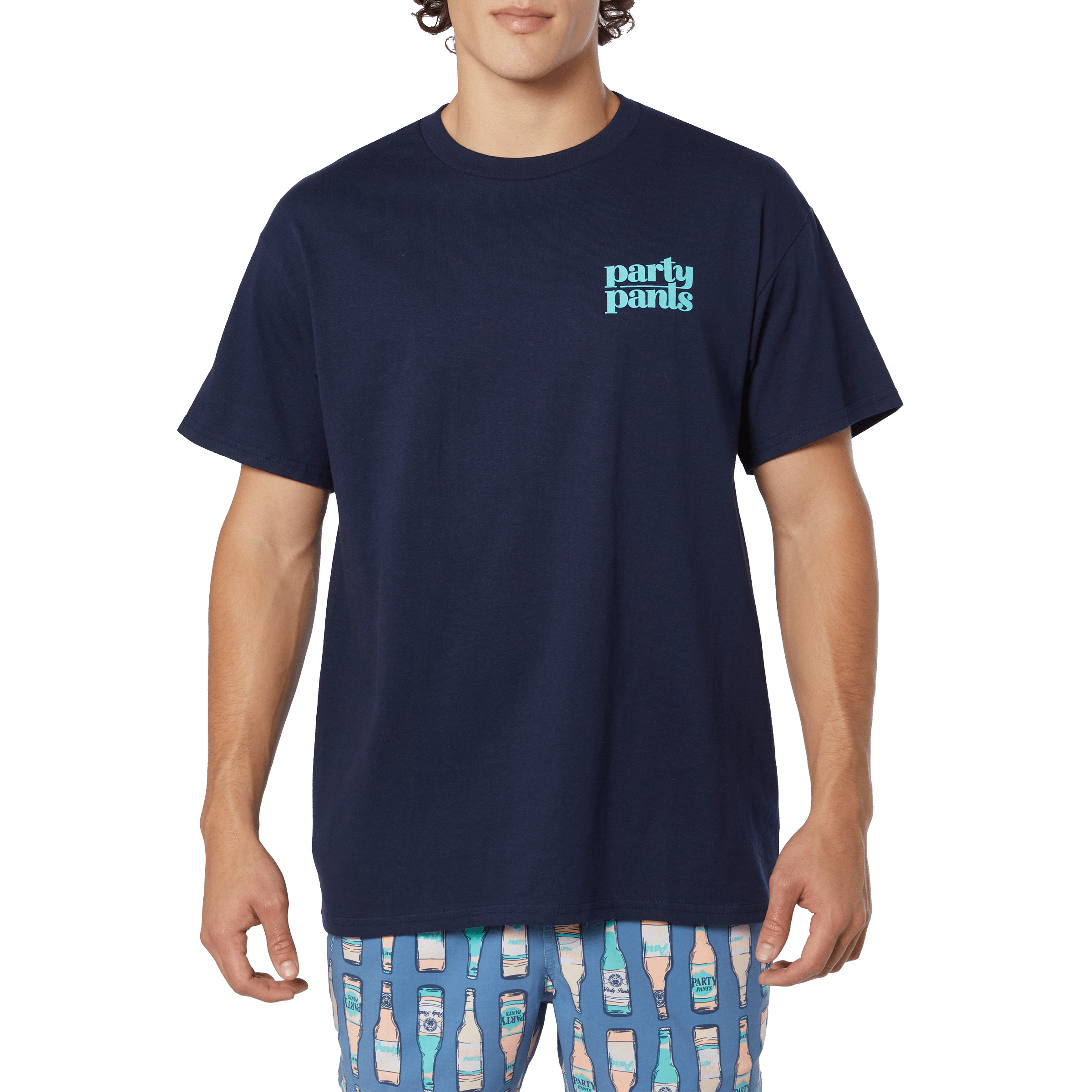 Logo Fills Cold Dawgs Navy T-Shirt Tees PARTY PANTS