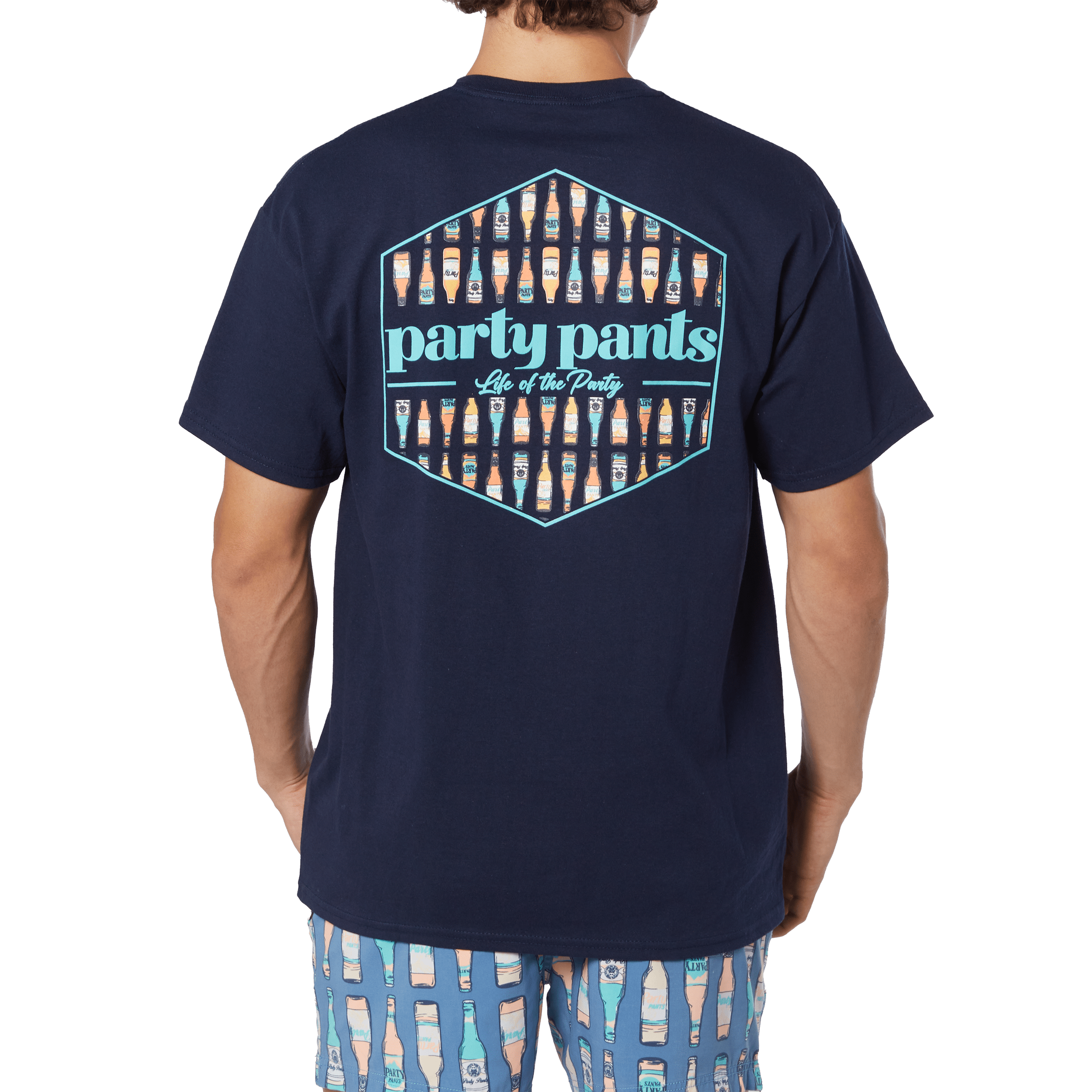 Logo Fills Cold Dawgs Navy T-Shirt Tees PARTY PANTS
