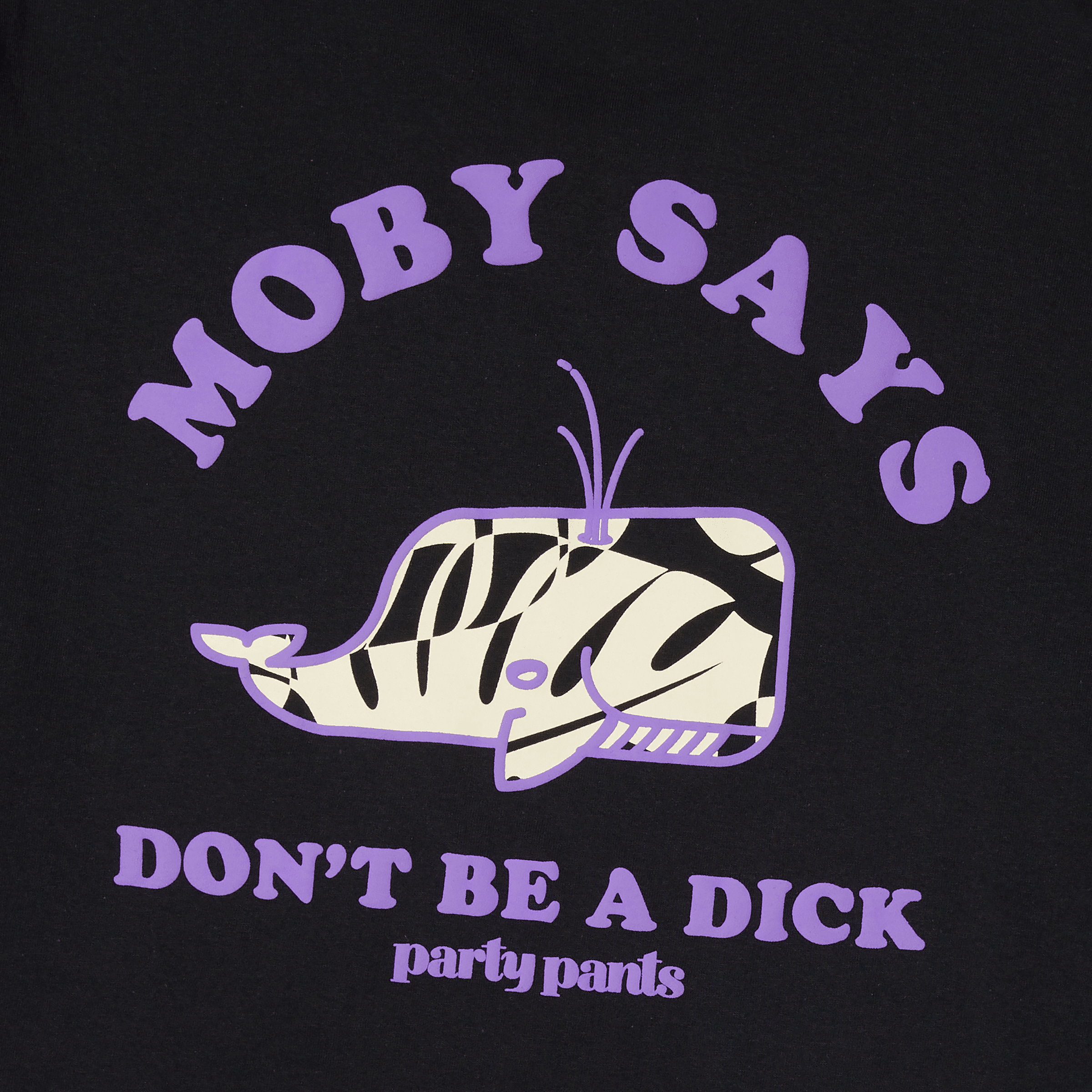 Moby Fills Black T-Shirt Tees PARTY PANTS