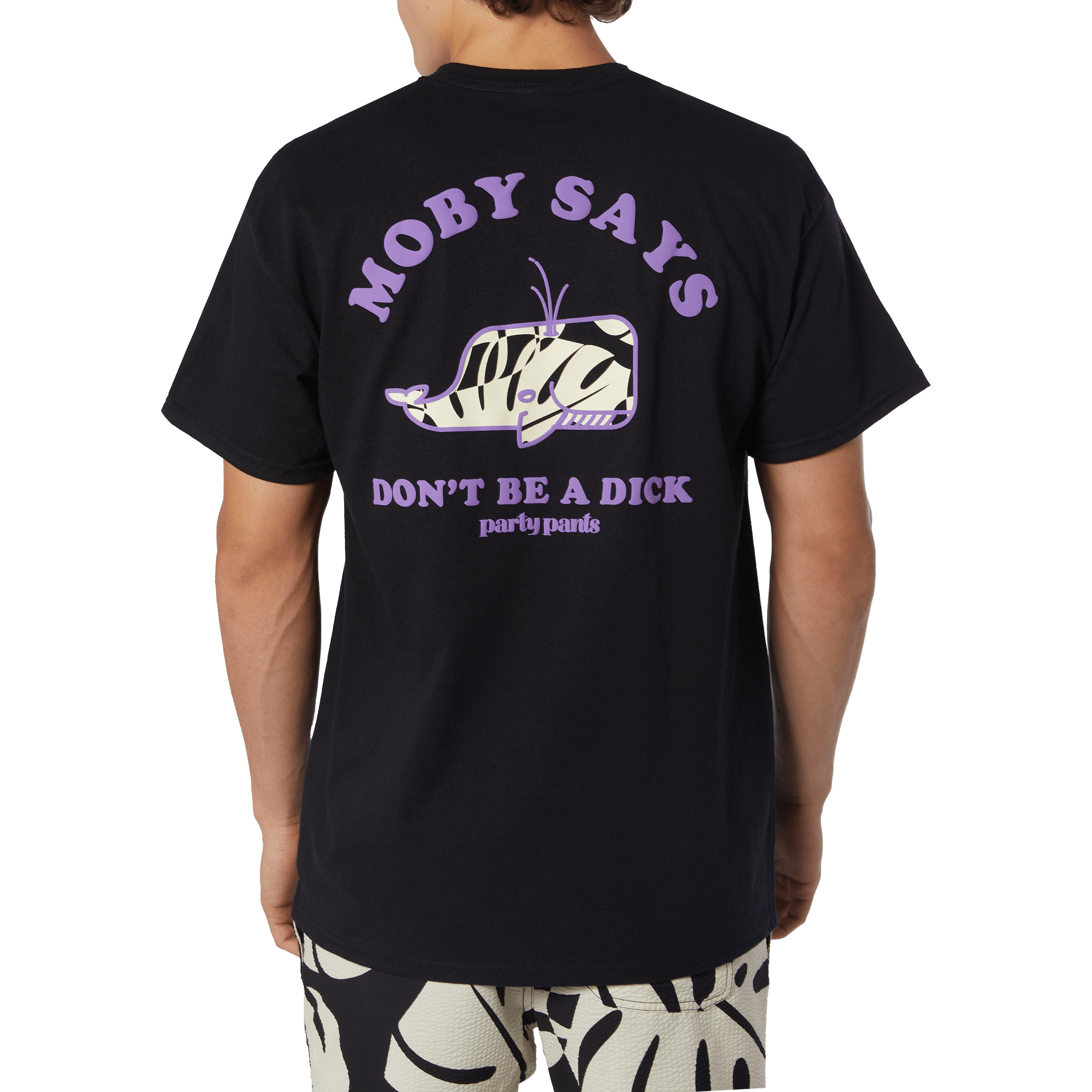 Moby Fills Black T-Shirt Tees PARTY PANTS