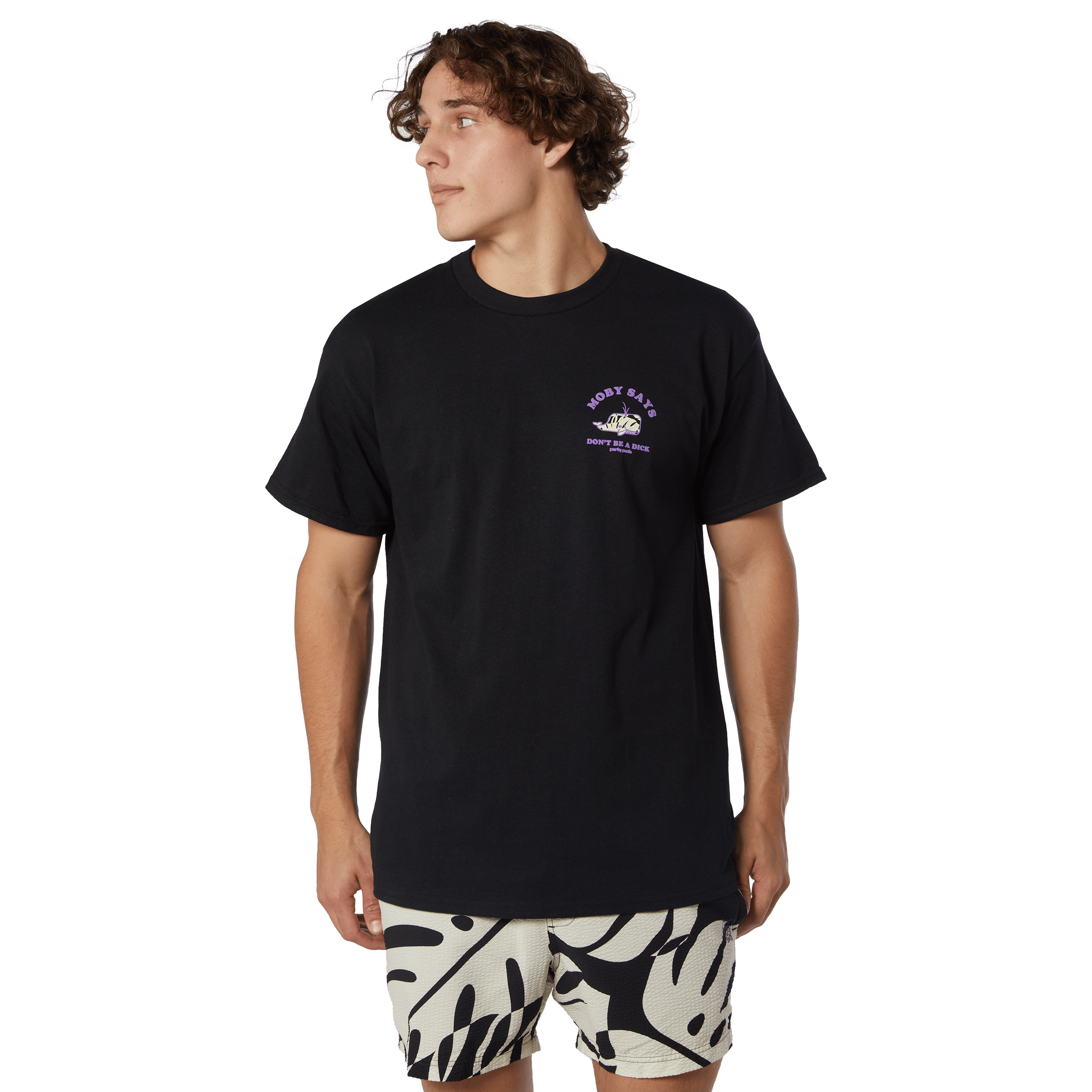 Moby Fills Black T-Shirt Tees PARTY PANTS