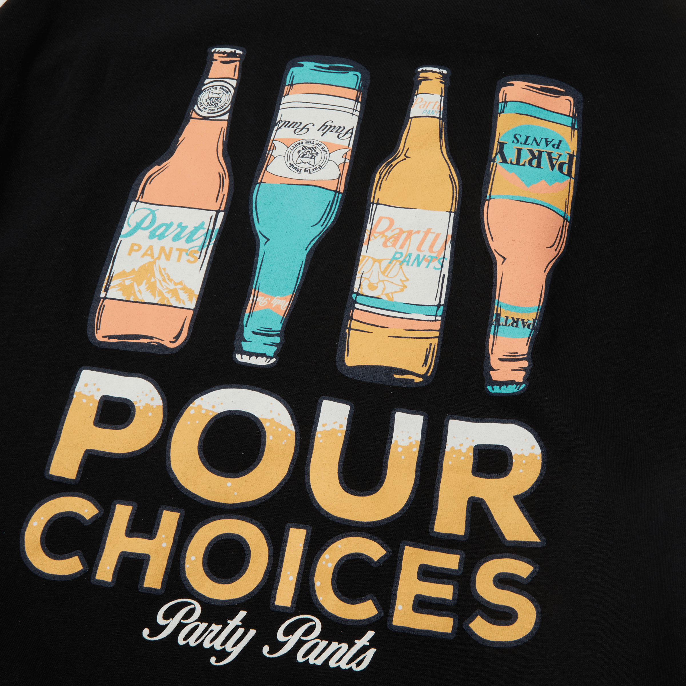 Pour Choices Black T-Shirt Tees PARTY PANTS