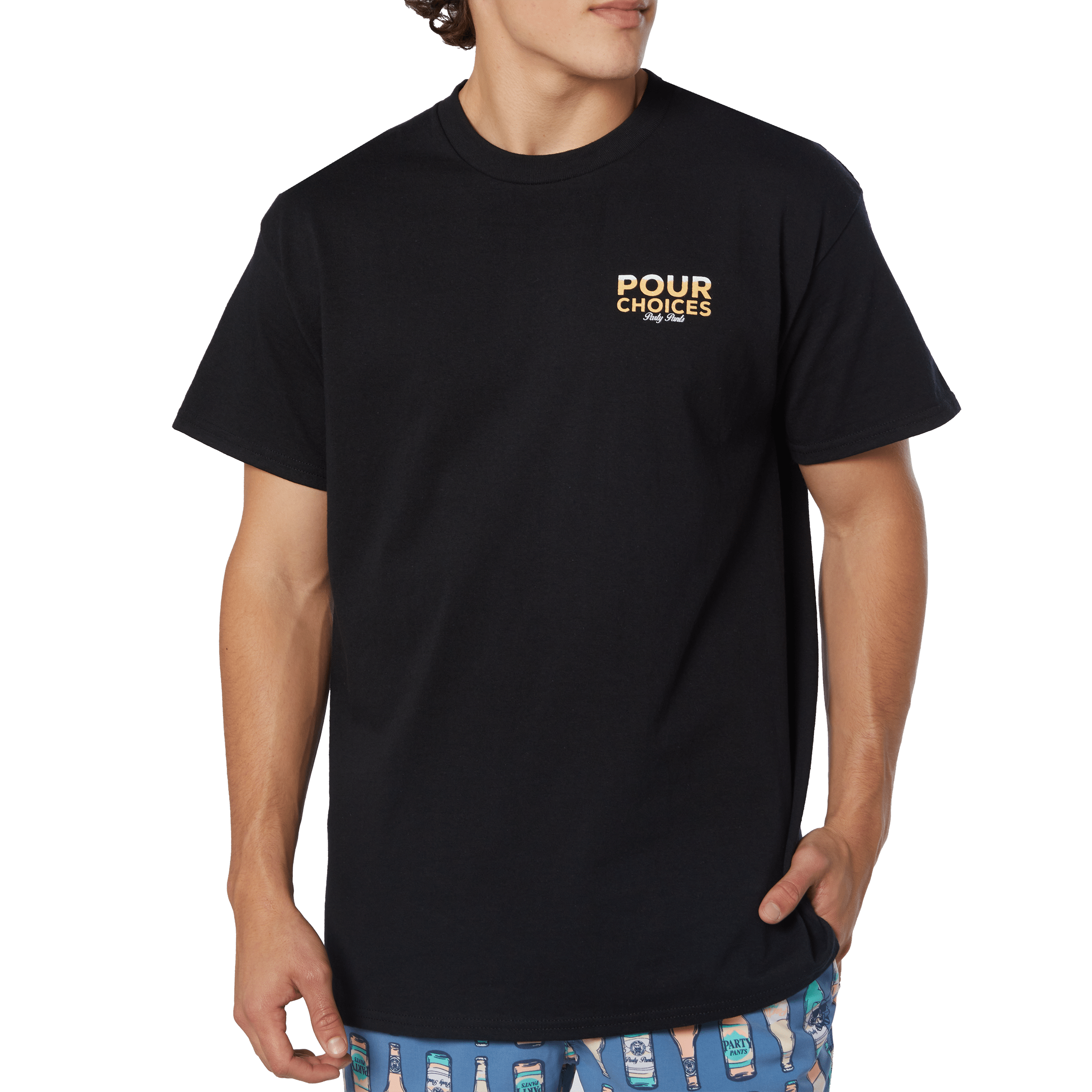 Pour Choices Black T-Shirt Tees PARTY PANTS