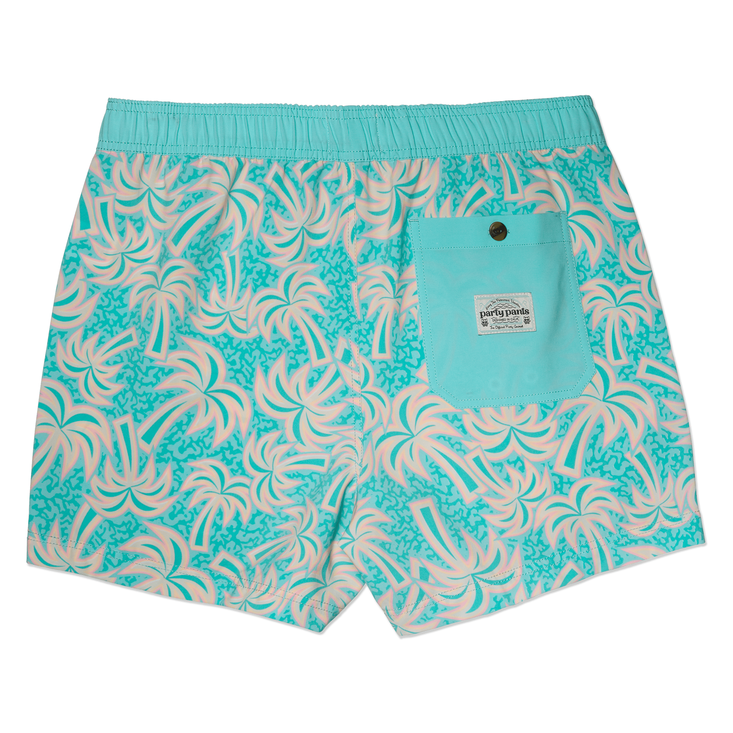 Palm Vibes Mint Party Starter Short Party Starter Short PARTY PANTS