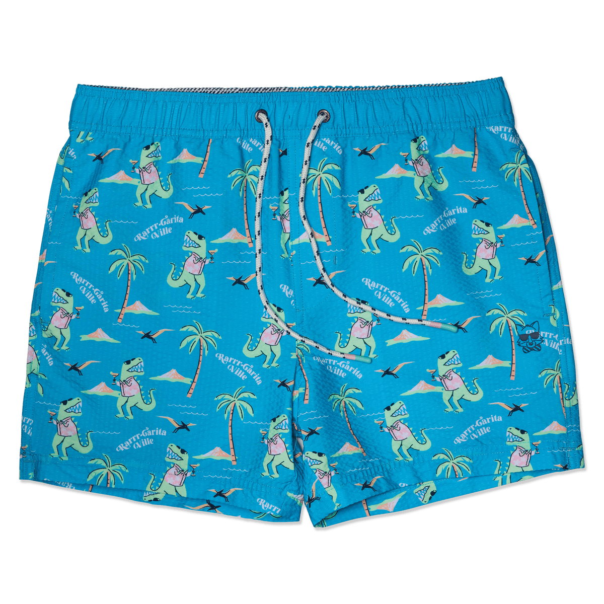 Rarrr-Garita Dinosaur Swim Shorts – Party Pants