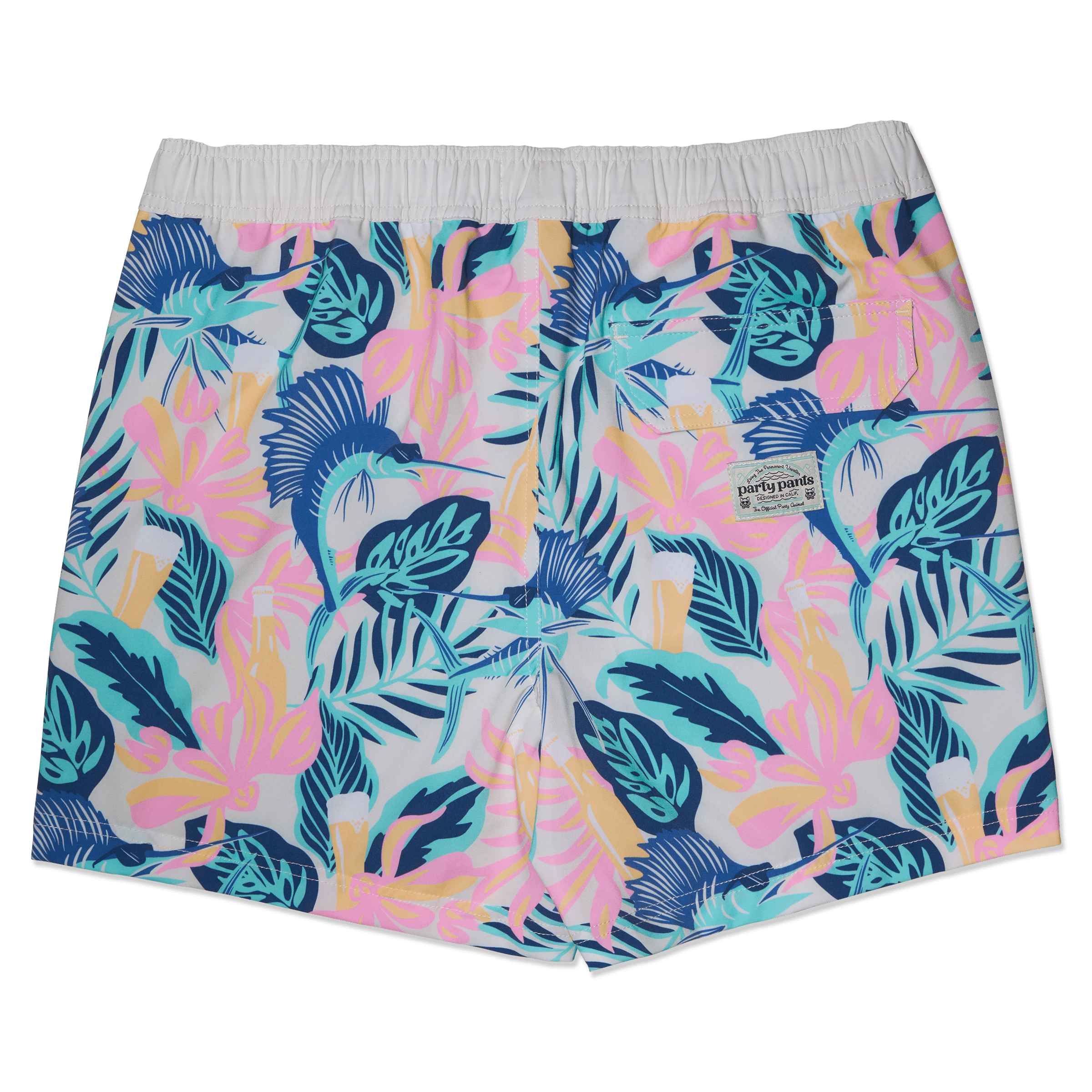 KEEP IT REEL VINTAGE WHITE HAPPY HOUR SHORT HAPPY HOUR SHORT PARTY PANTS