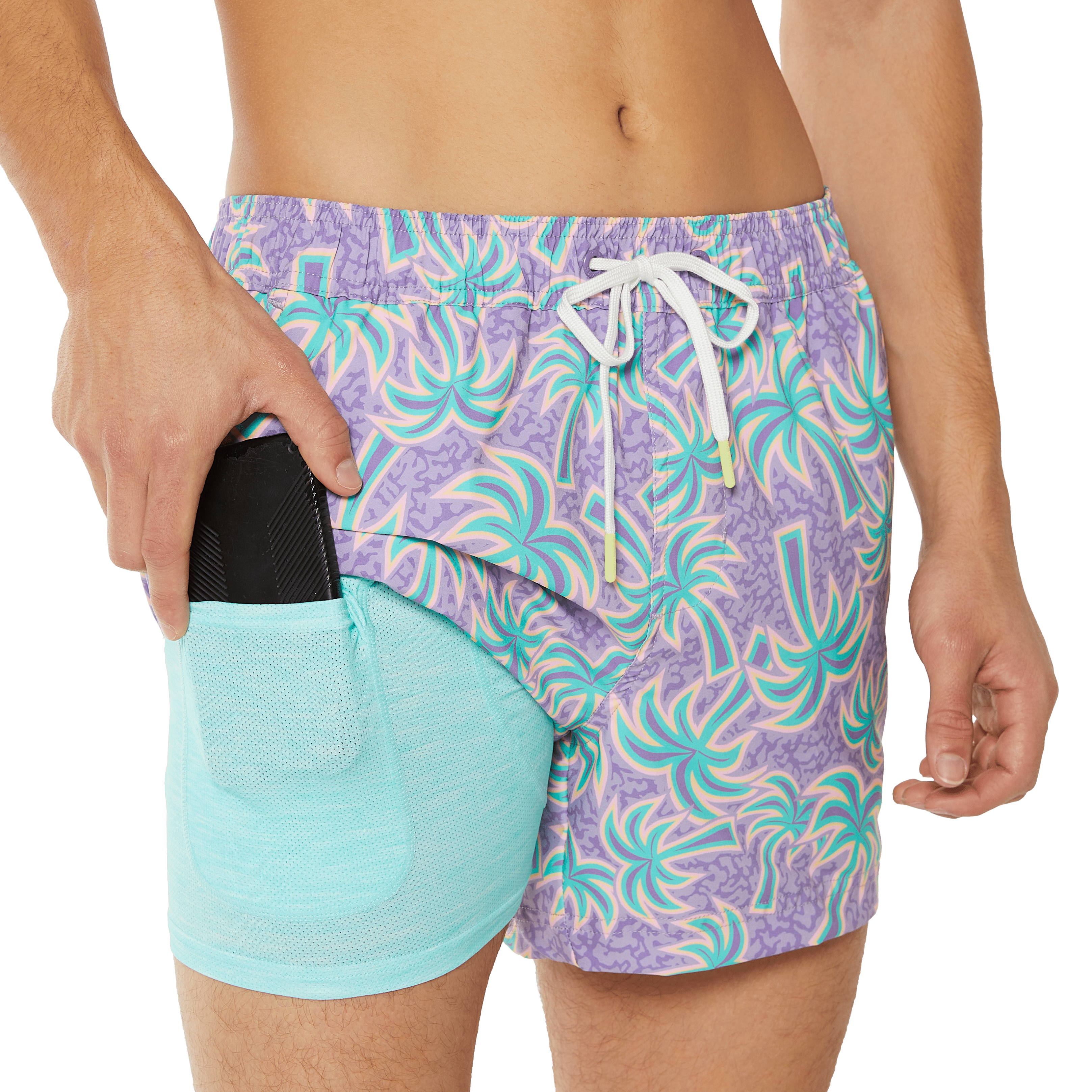 Palm Vibes Orchid 5" Game Changer Short 5" GAME CHANGER SHORT PARTY PANTS