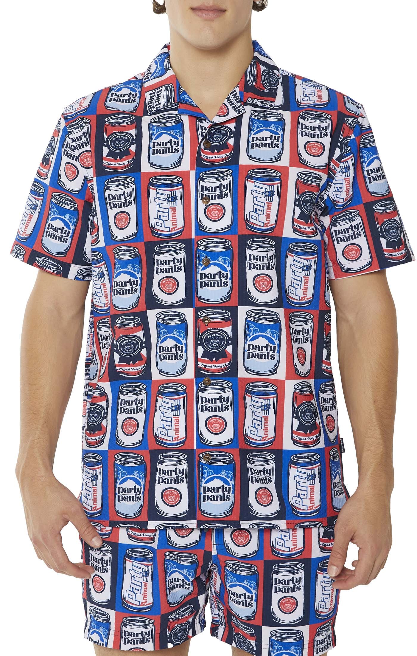 Chug Clubb Navy Blue Happy Hour Shirt HAPPY HOUR SHORT PARTY PANTS