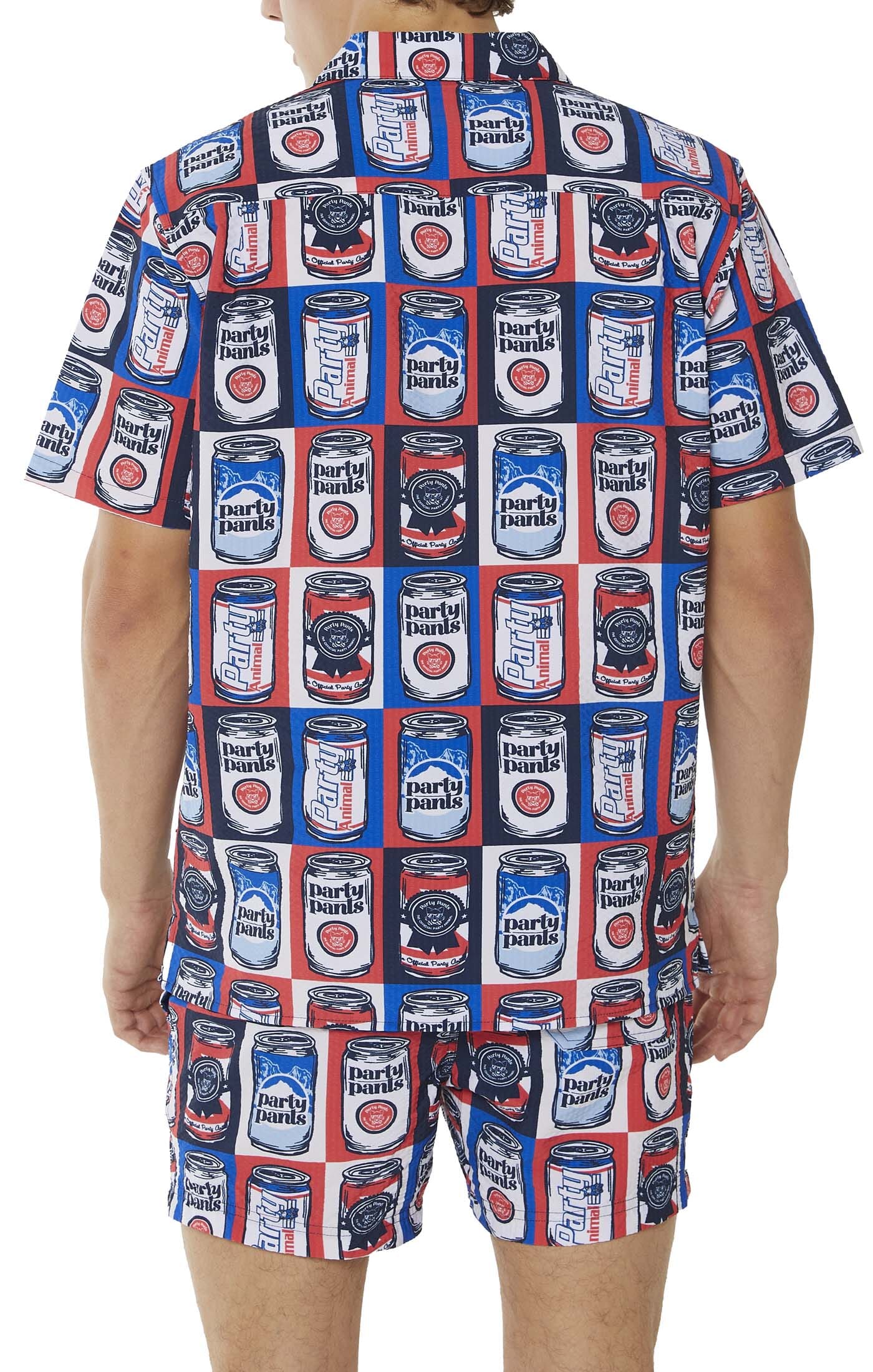 Chug Clubb Navy Blue Happy Hour Shirt HAPPY HOUR SHORT PARTY PANTS