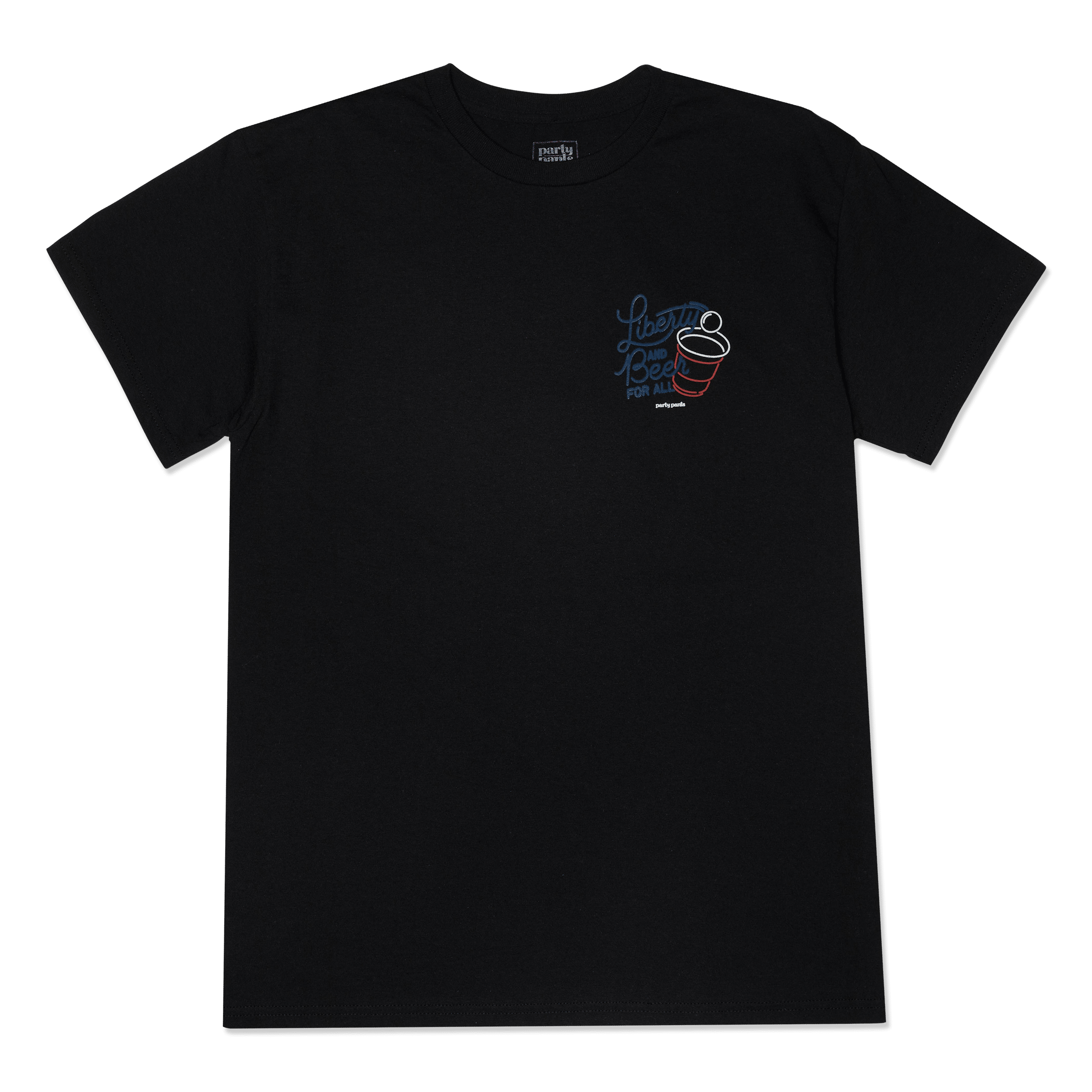 Liberty Beers Black T-Shirt TEES PARTY PANTS