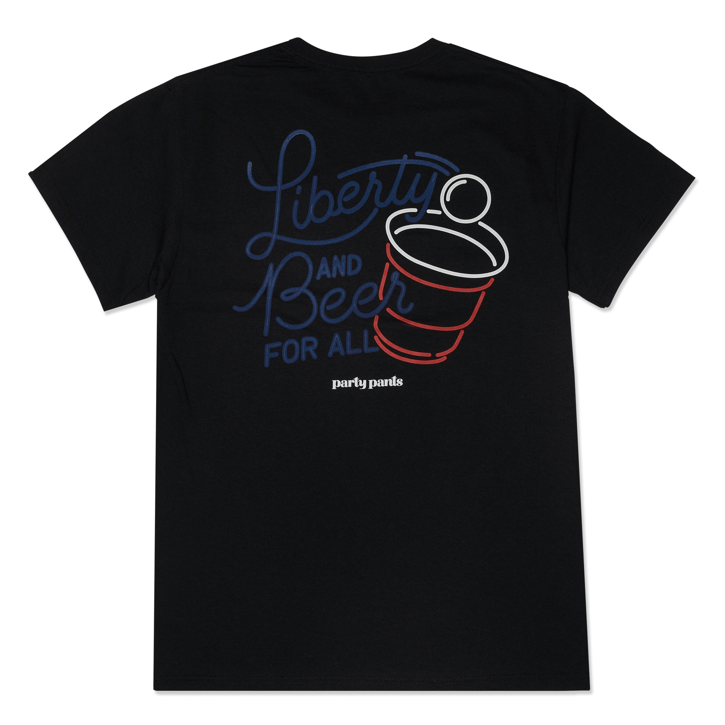 Liberty Beers Black T-Shirt TEES PARTY PANTS