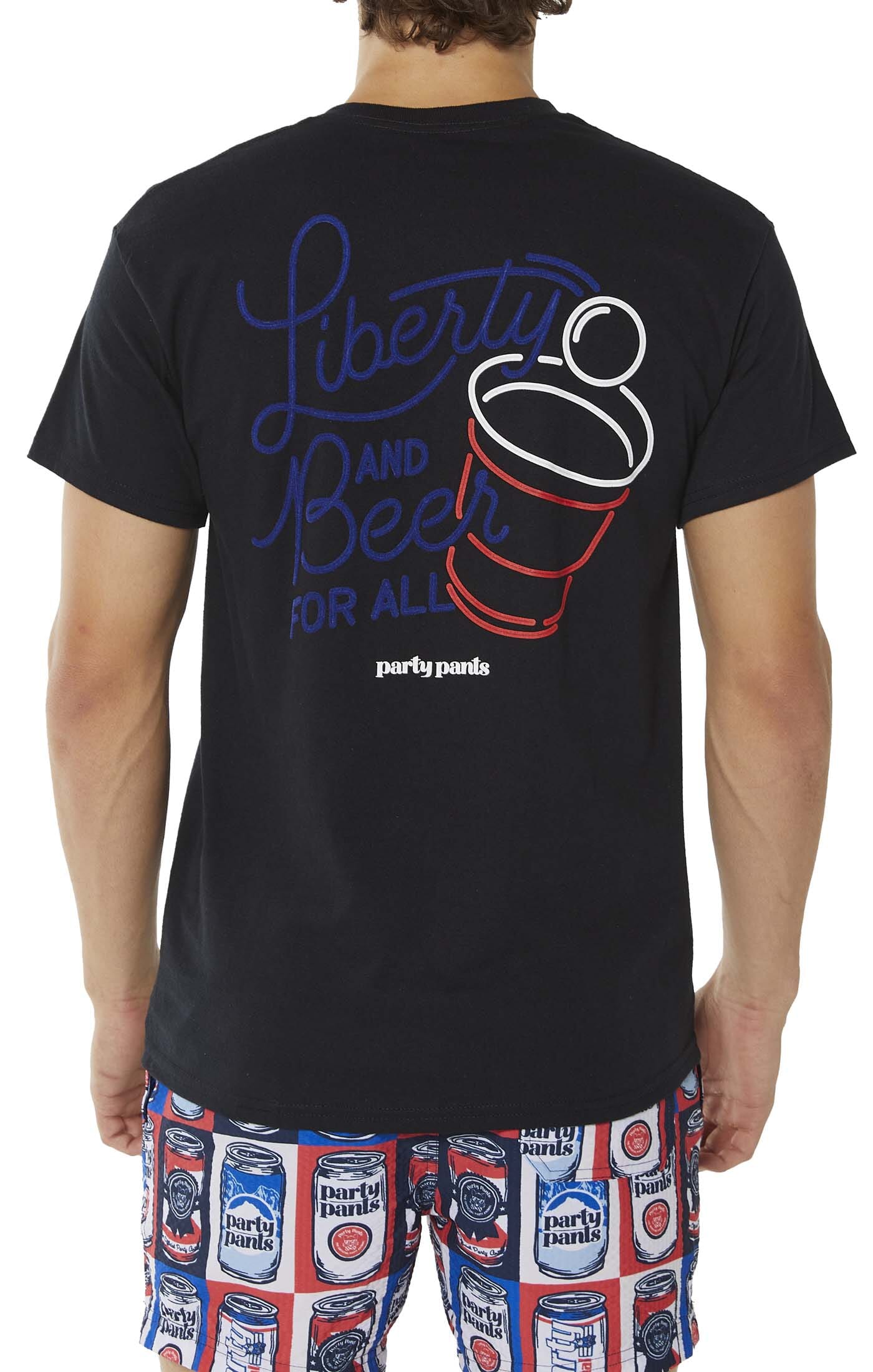 Liberty Beers Black T-Shirt TEES PARTY PANTS