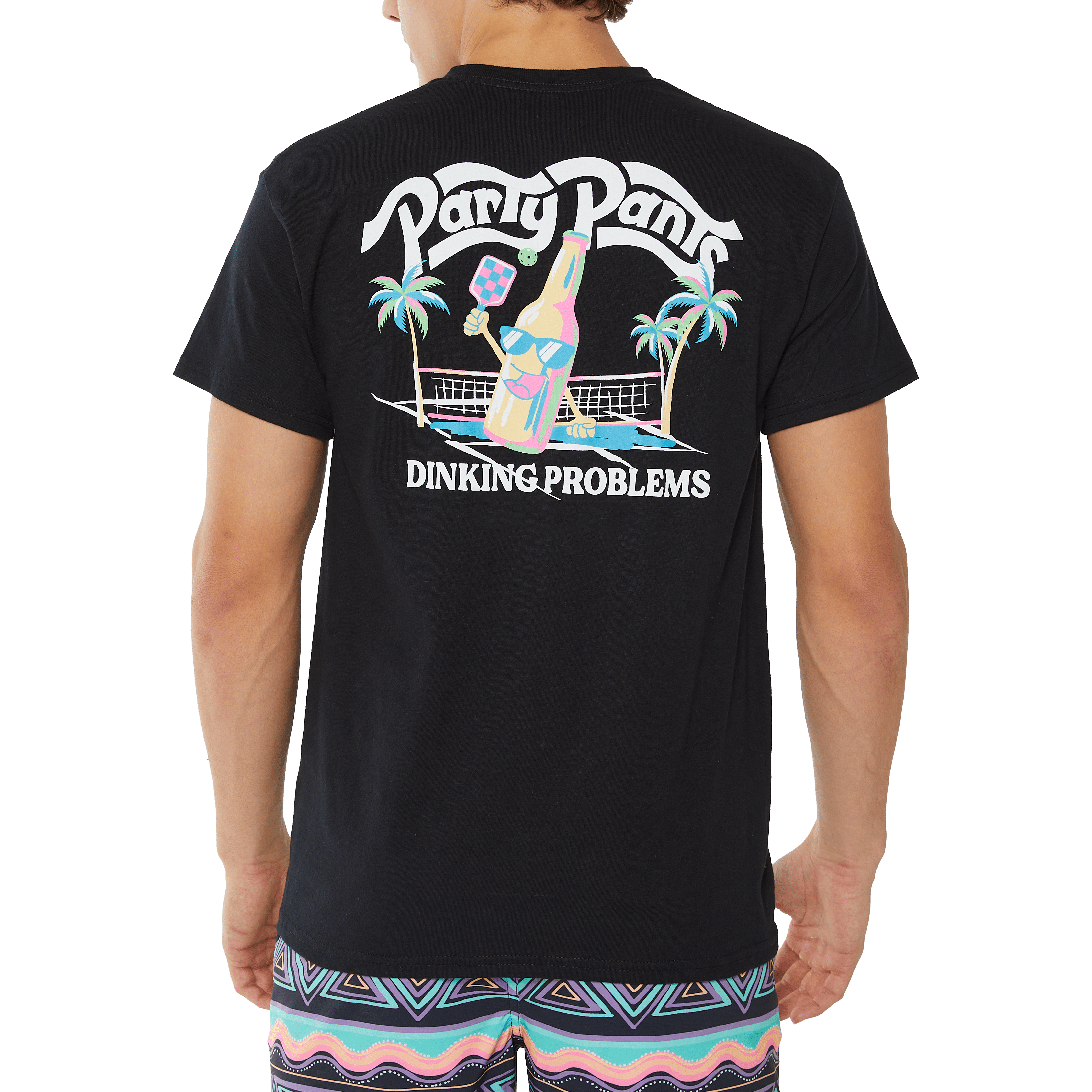 Dinking Problems Black T-Shirt TEES PARTY PANTS