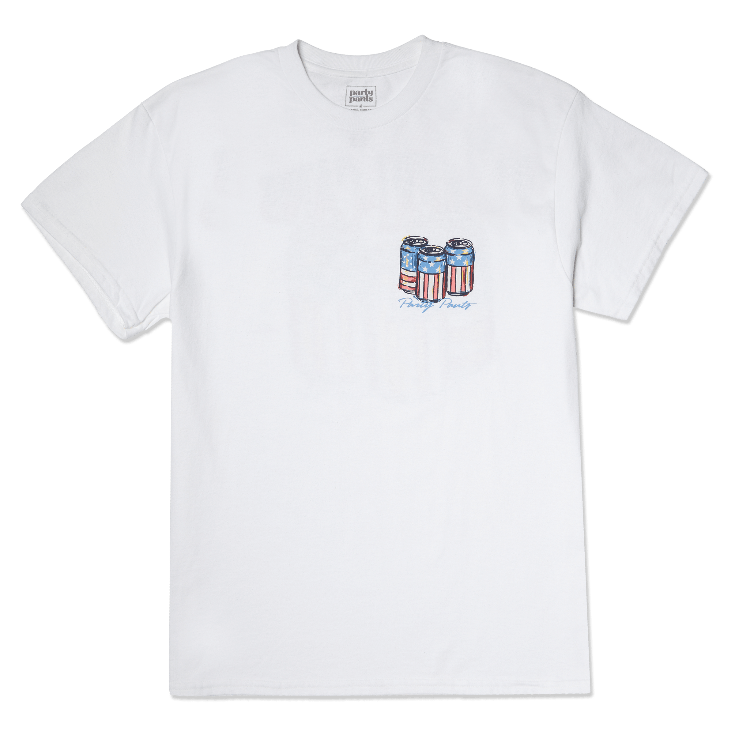 Ameri-Cans White T-Shirt TEES PARTY PANTS