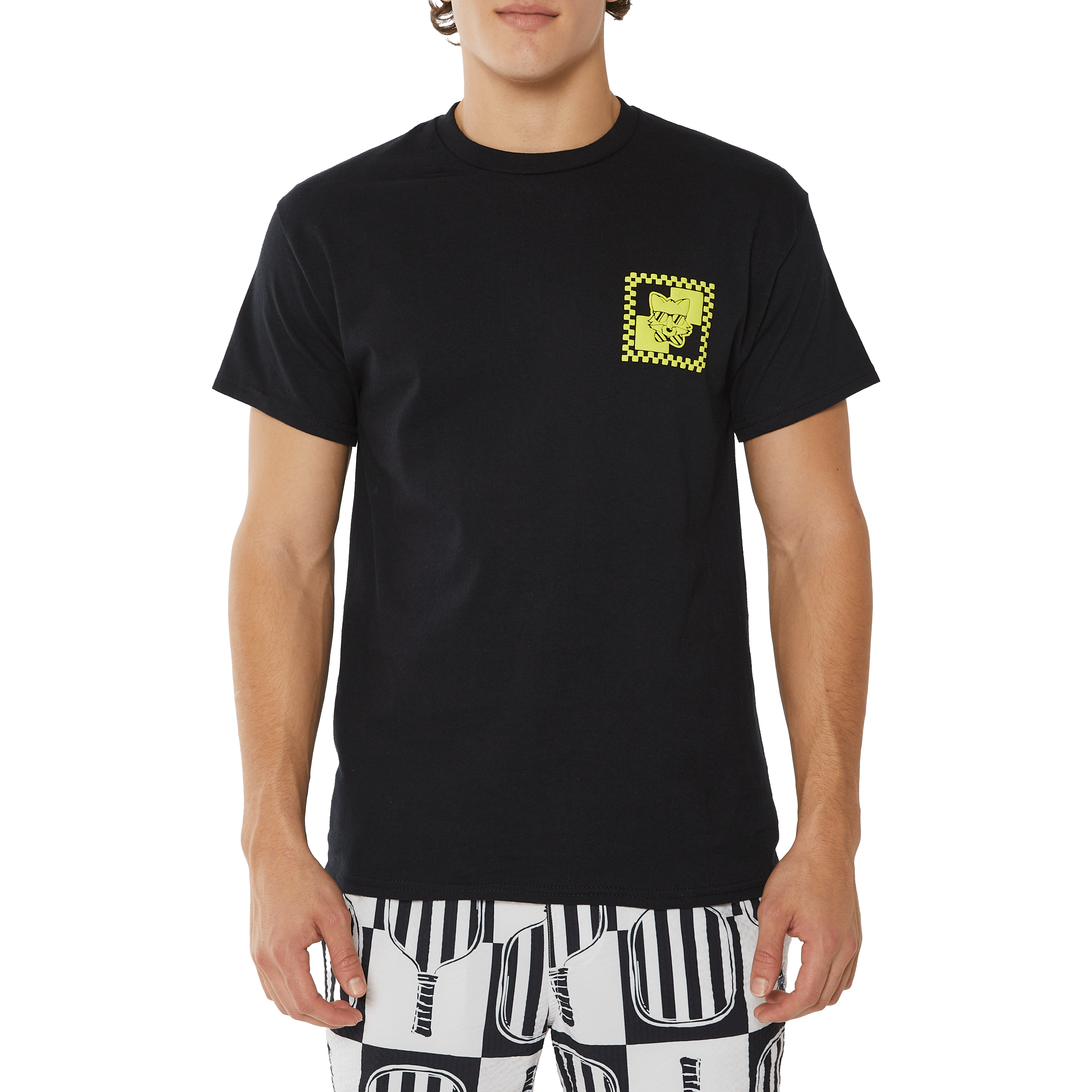 Rally Check Black T-Shirt TEES PARTY PANTS