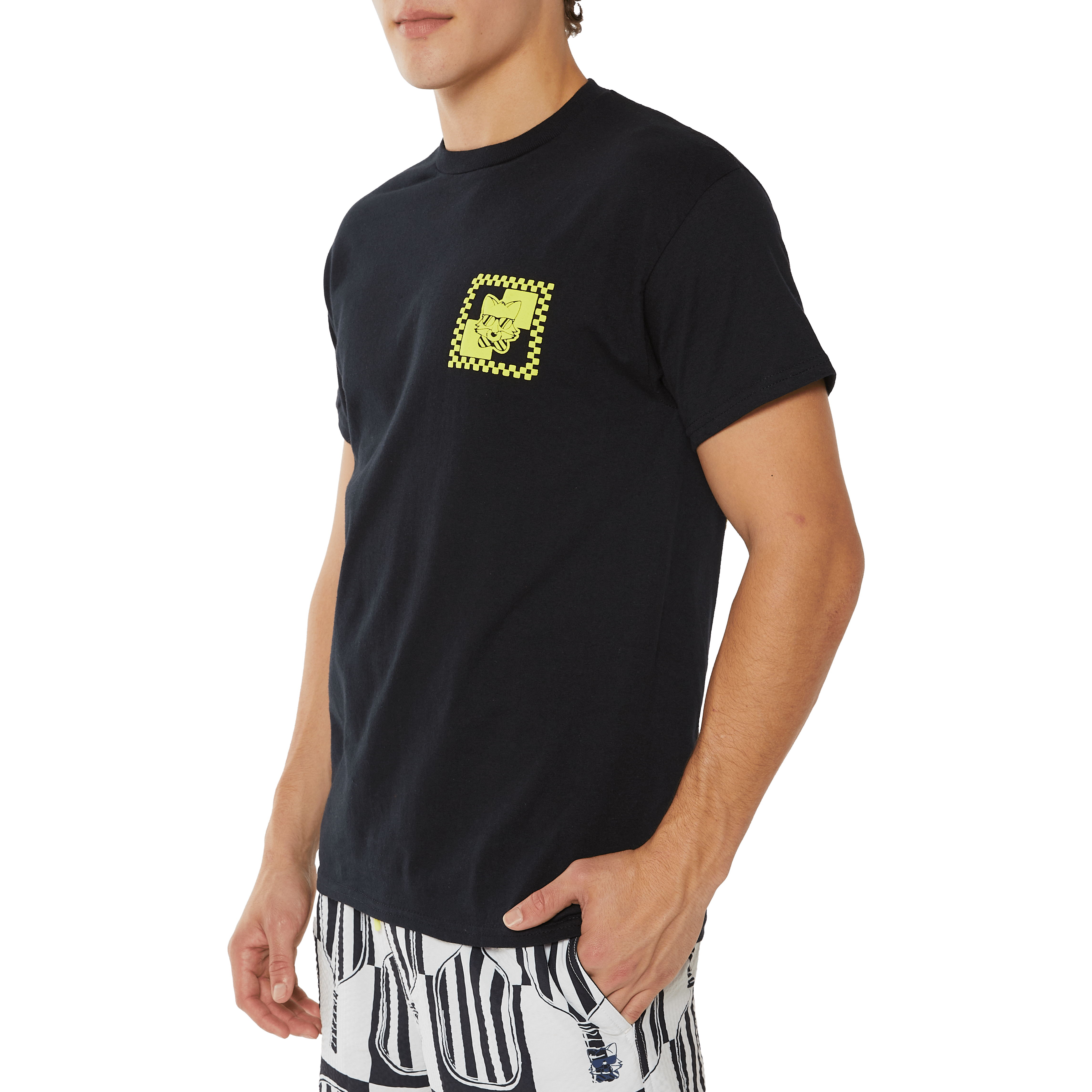 Rally Check Black T-Shirt TEES PARTY PANTS