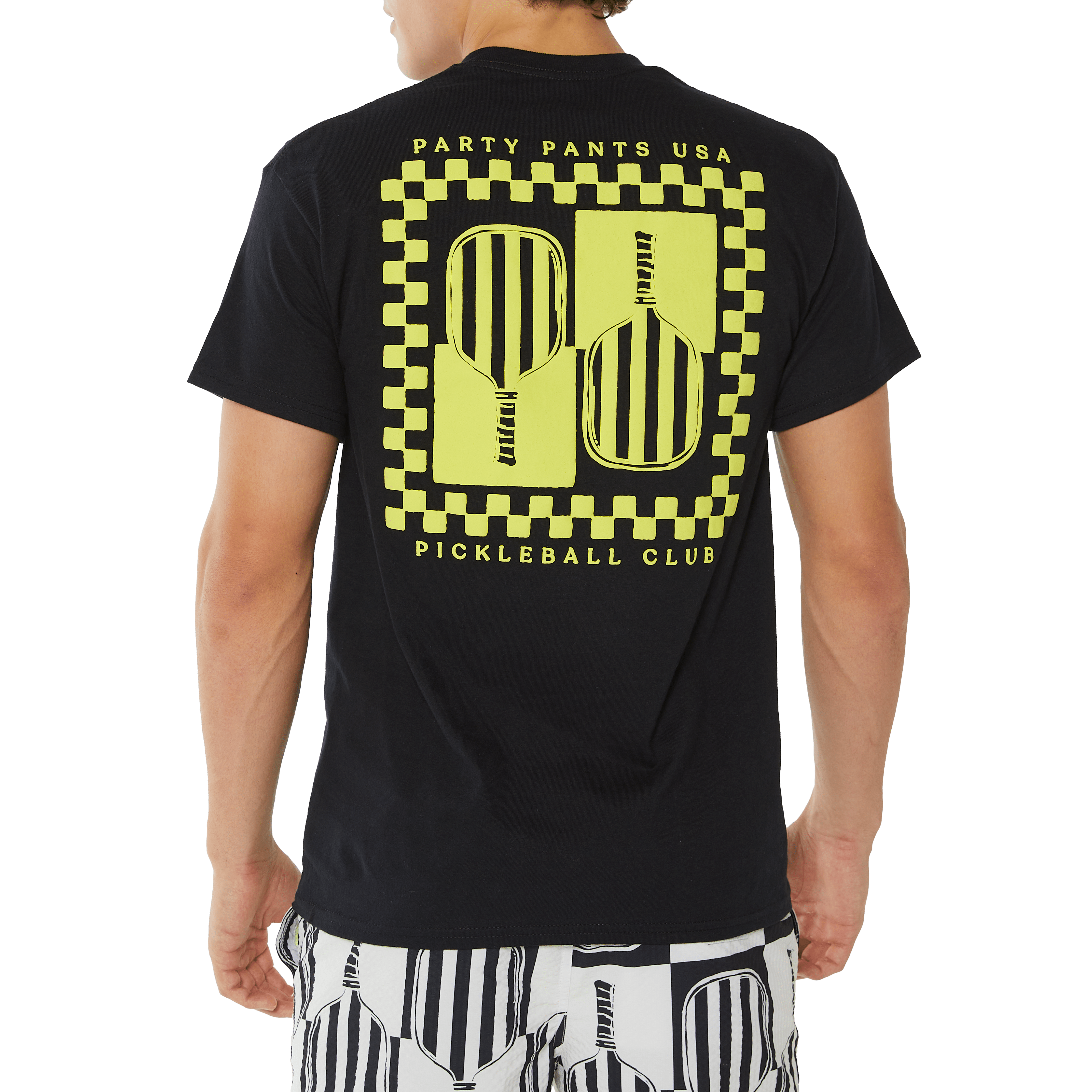 Rally Check Black T-Shirt TEES PARTY PANTS