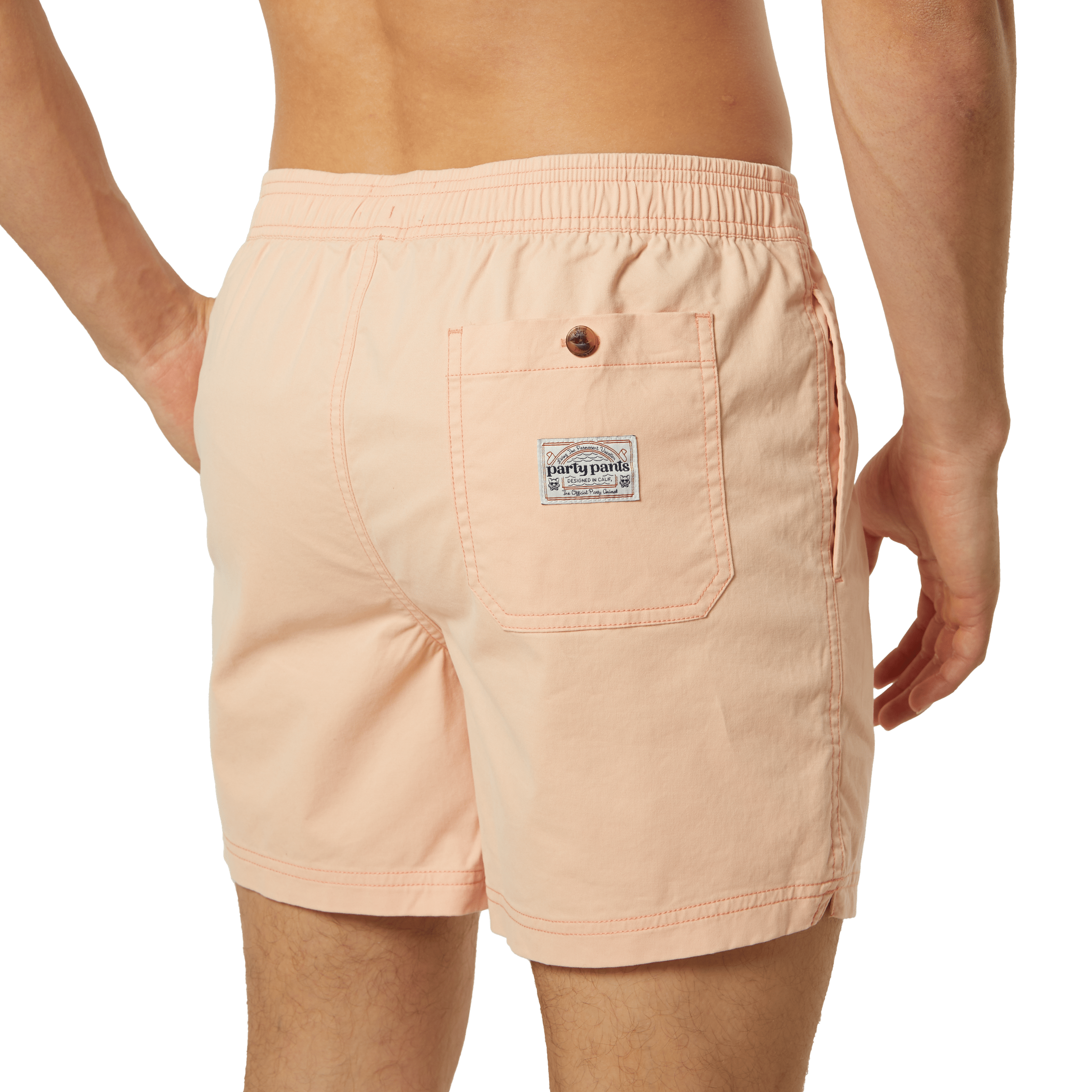All Day Twill Pastel Coral Walkshorts ALL DAY WALKSHORTS PARTY PANTS