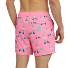 HAMMERTIME PARTY STARTER SHORT - NEON PINK PRINTED SHORTS PARTY PANTS 