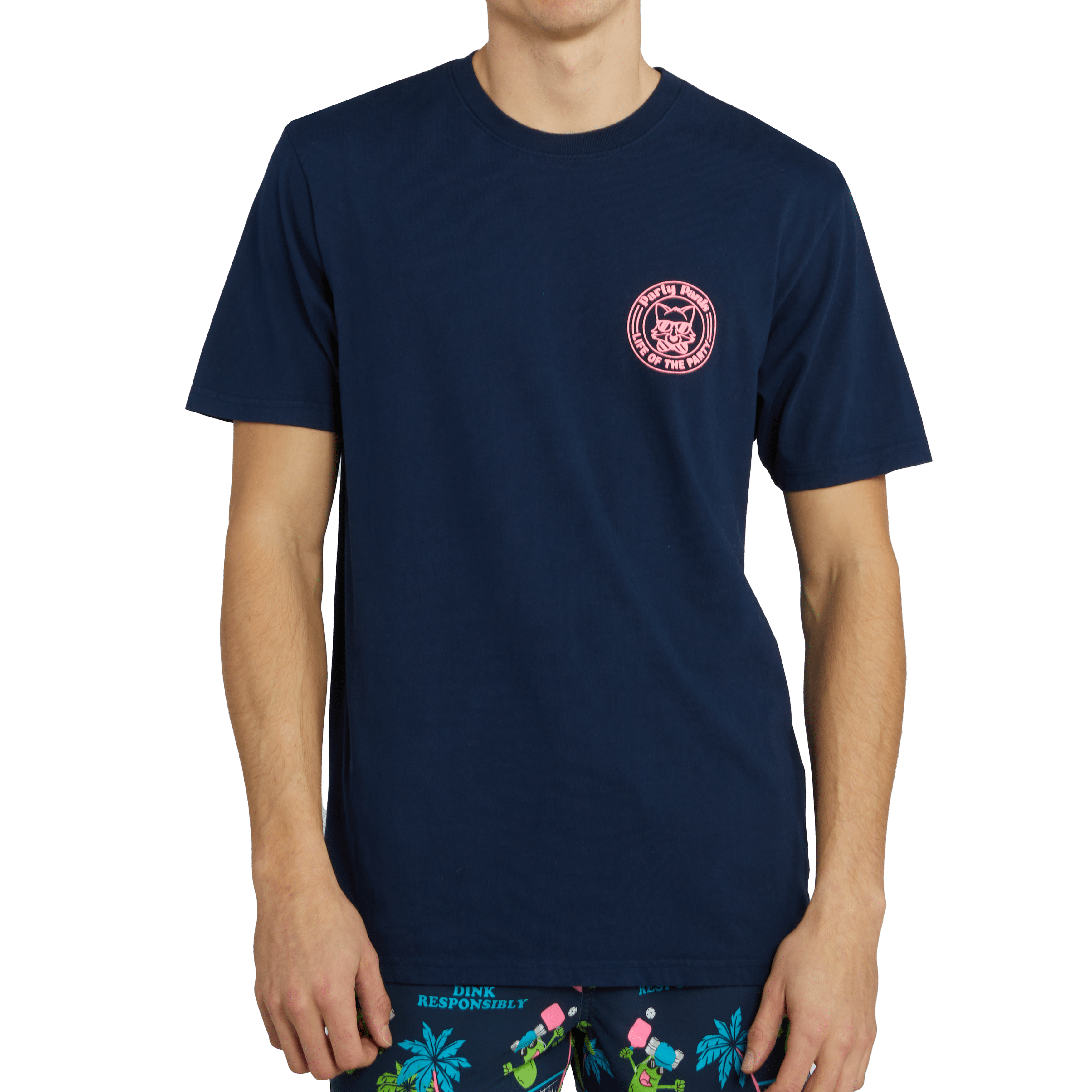 HEAVY DINKERS T-SHIRT - NAVY TEE PARTY PANTS 