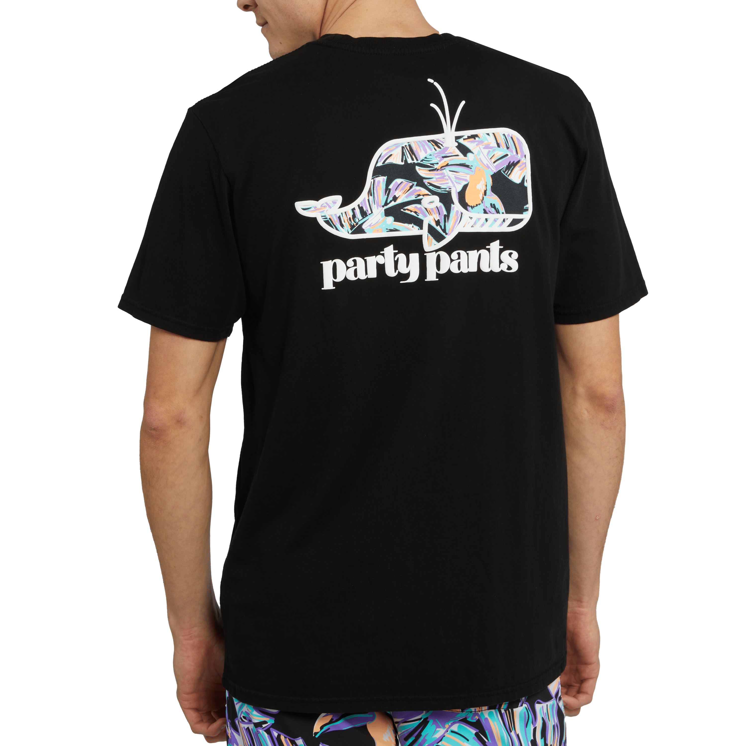 MOBY FILLS T-SHIRT - BLACK TEE PARTY PANTS 