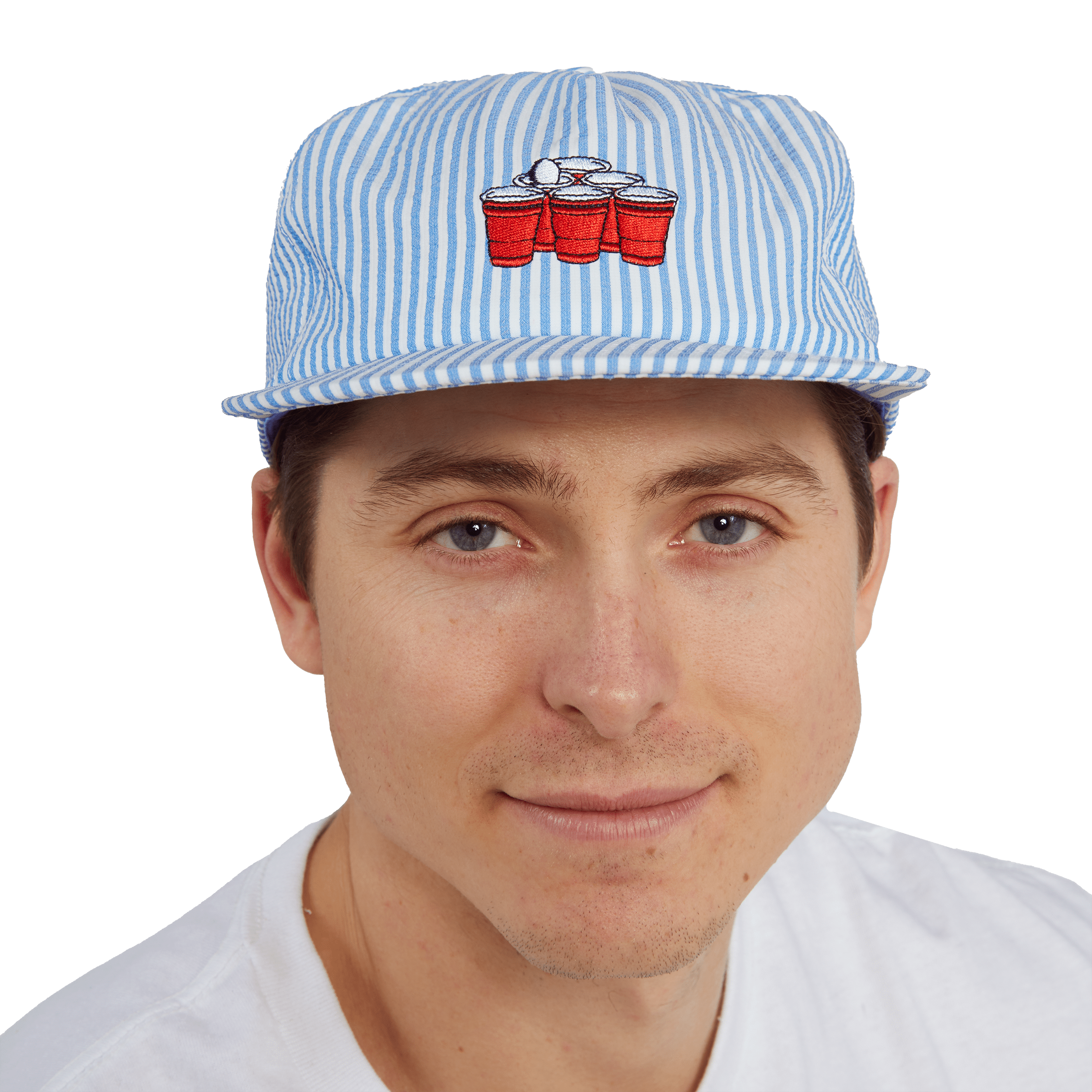 ROUNDERS CUP HAT - LIGHT BLUE HATS PARTY PANTS