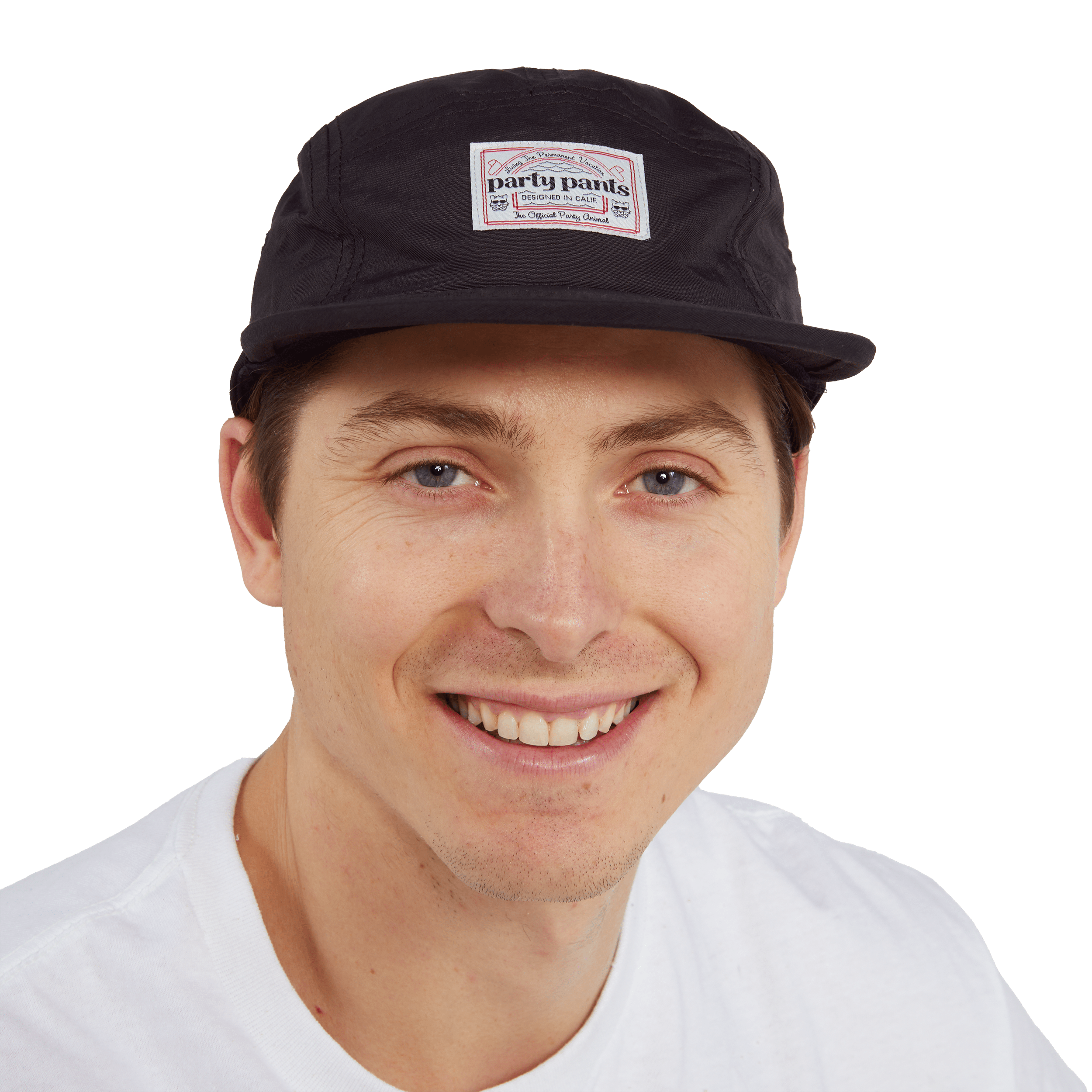 RETRIEVER TWILL 6-PANEL HAT - BLACK HATS PARTY PANTS