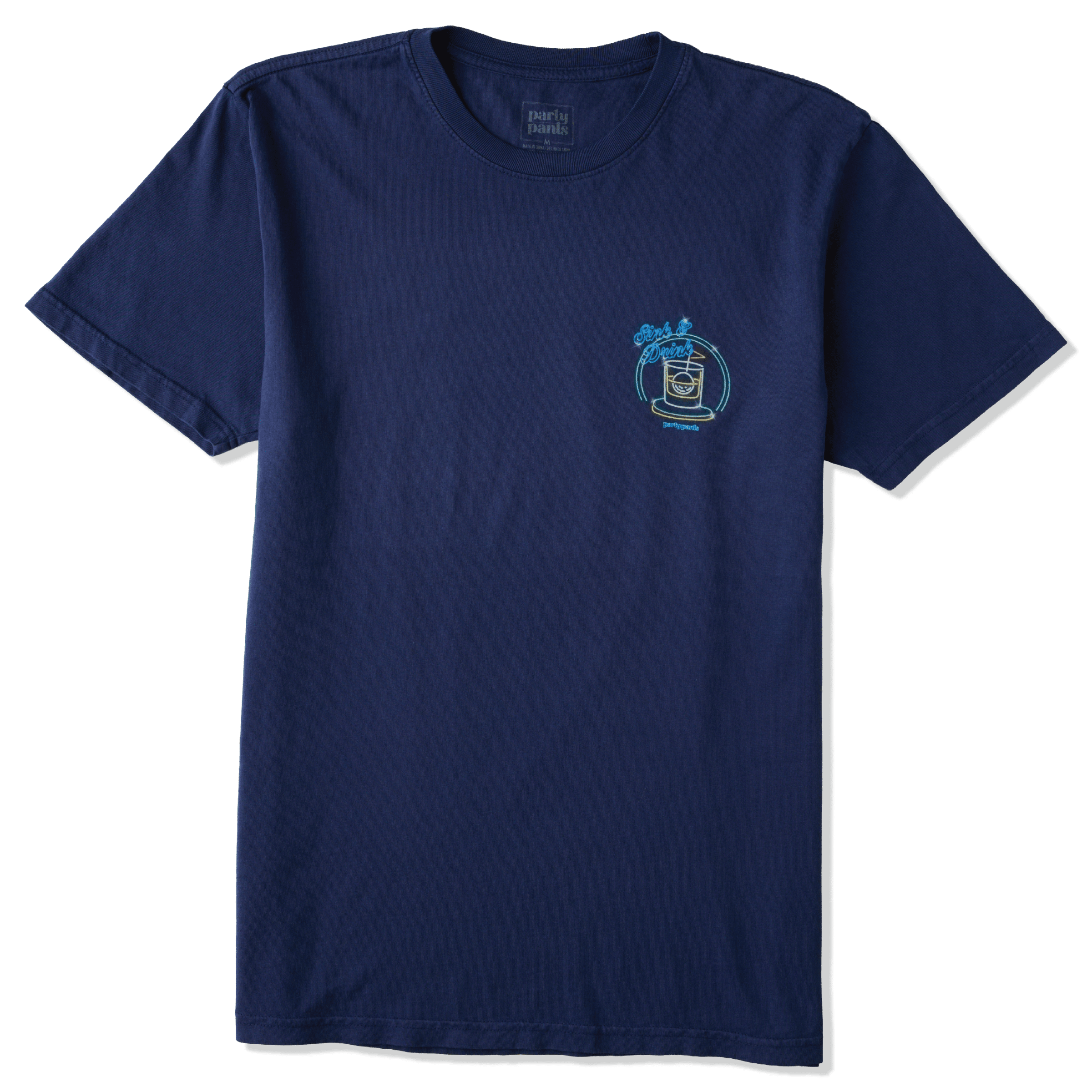 Sink N Drink Navy Blue T-Shirt TEES PARTY PANTS