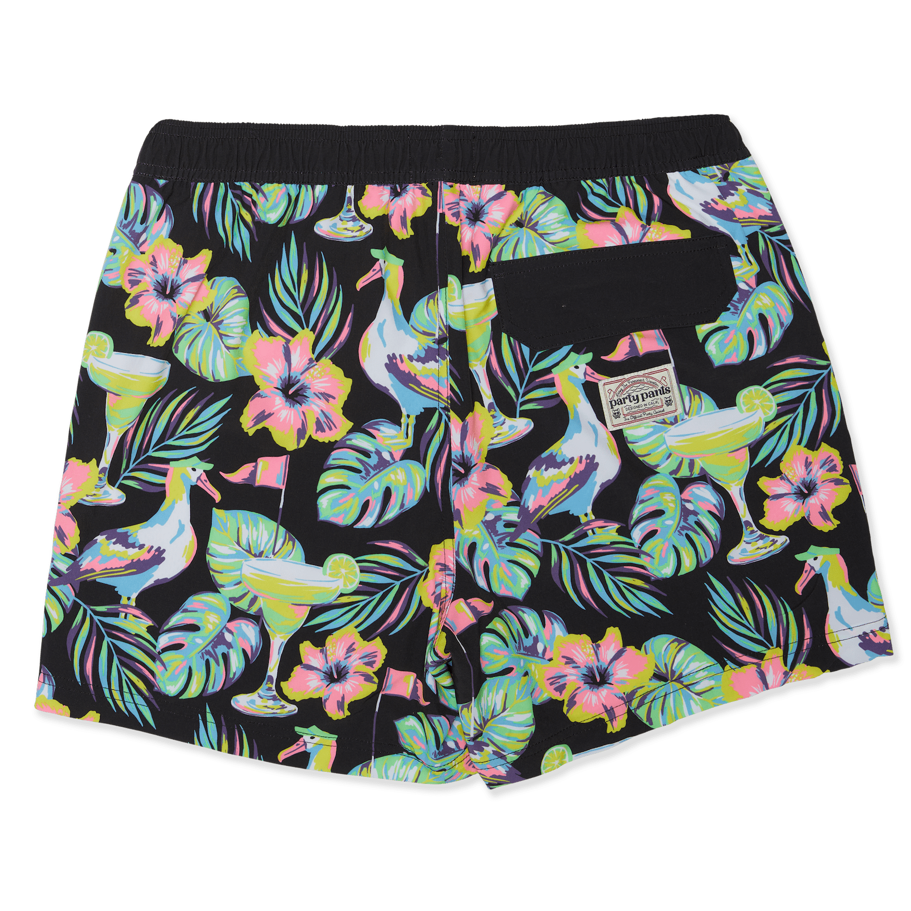 7" Tross Up Black Party Starter Short PARTY STARTER SHORT PARTY PANTS