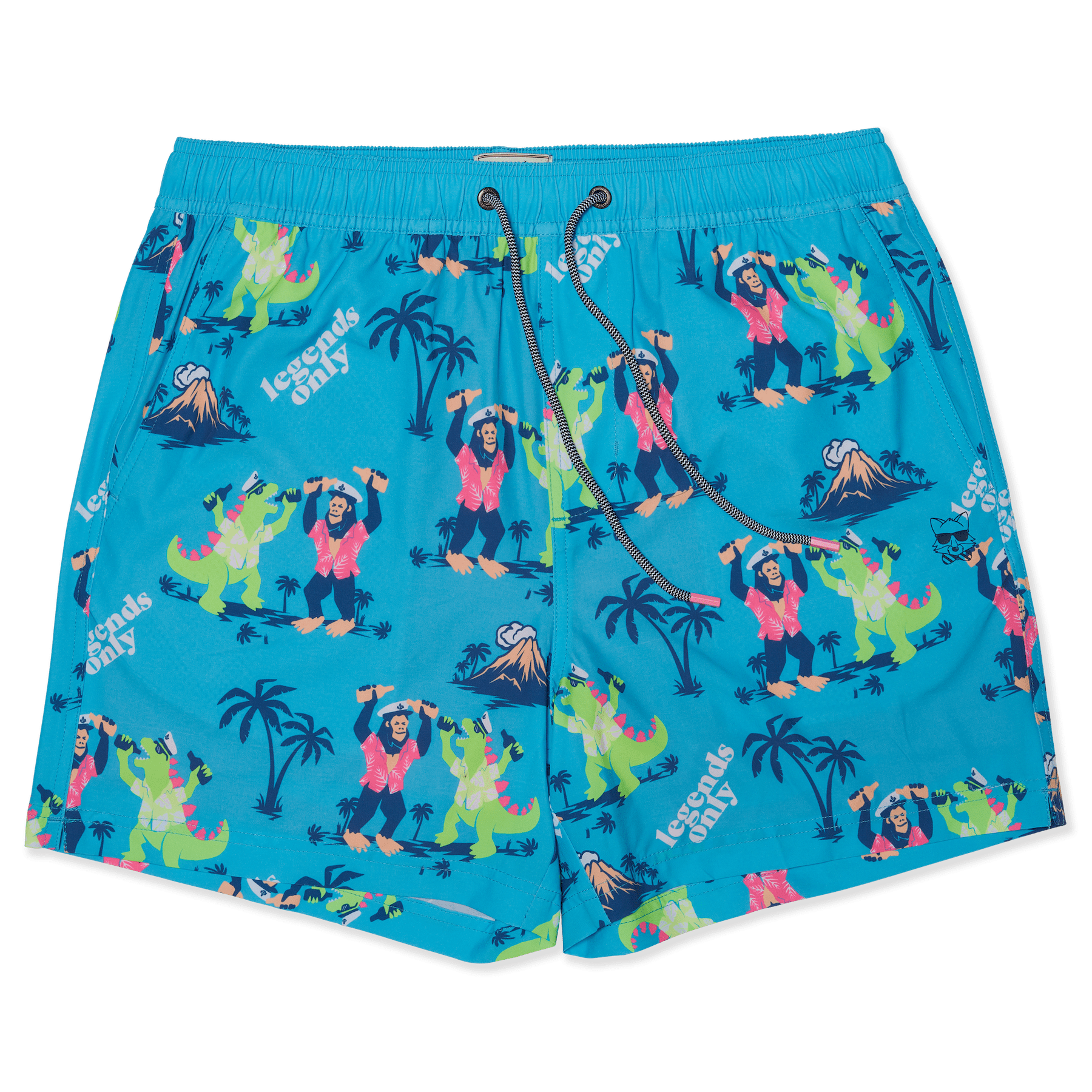 5" Bussin' Cyan Happy Hour Short HAPPY HOUR SHORT PARTY PANTS