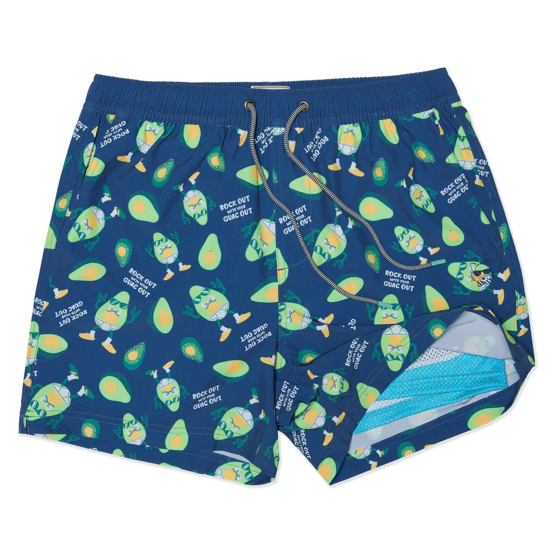 5" Guacs Out Navy Blue Happy Hour Short HAPPY HOUR SHORT PARTY PANTS