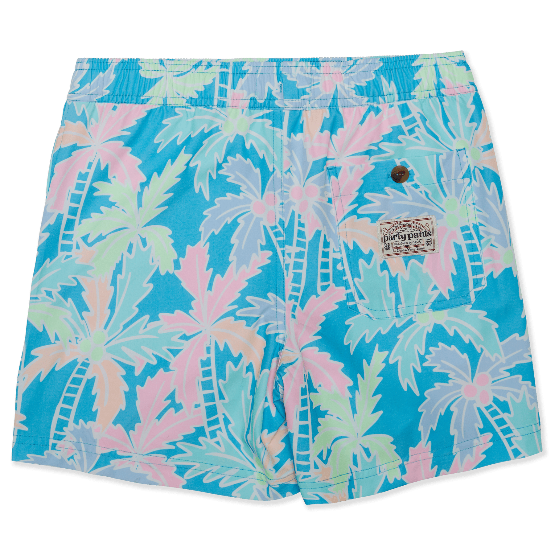 Busy Palms Cyan Boys Swim BOYS PARTY SHORT PARTY PANTS