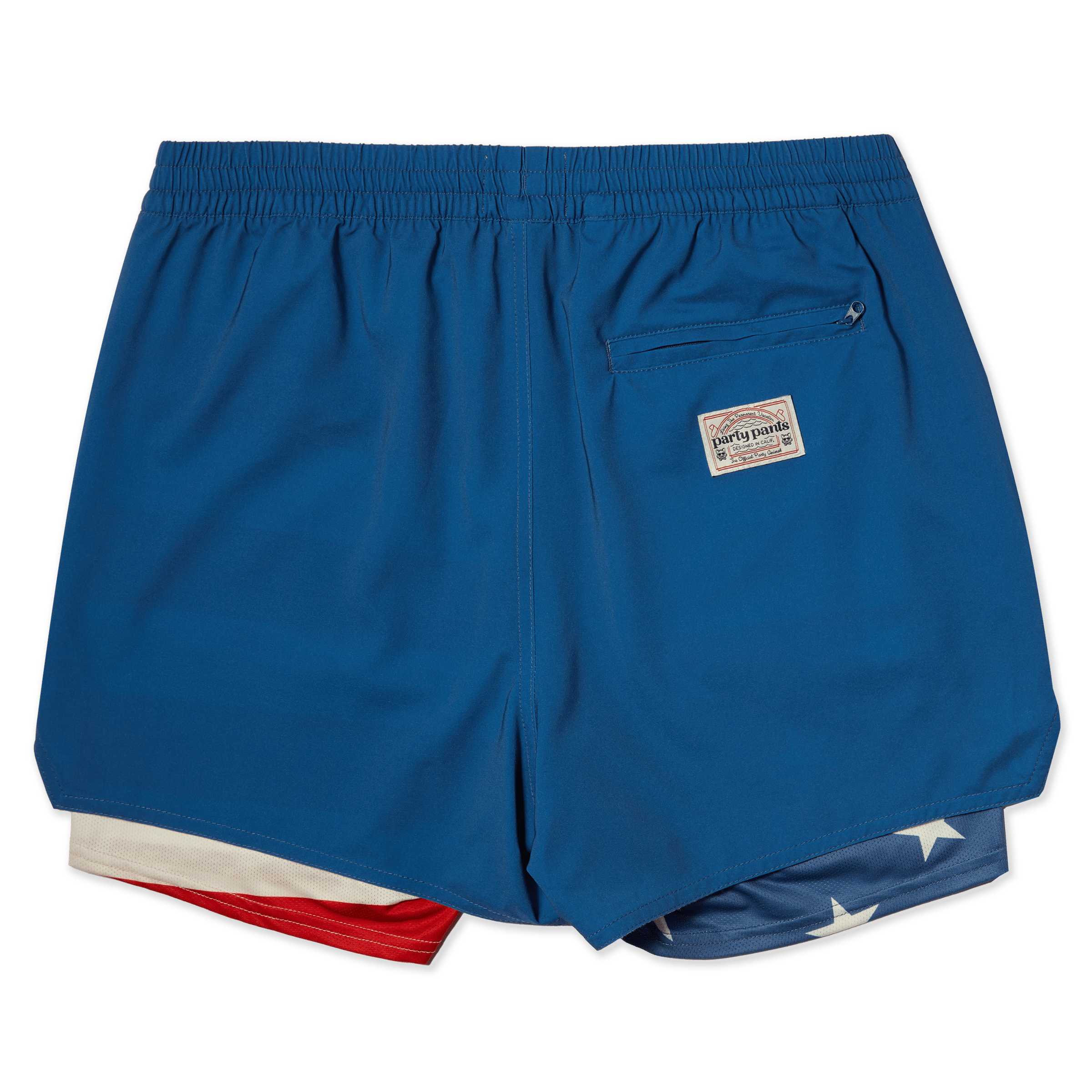 Men's 4 Inch Lined Shorts - Party Boy Navy Blue | Game Changer Game Changer Short PARTY PANTS