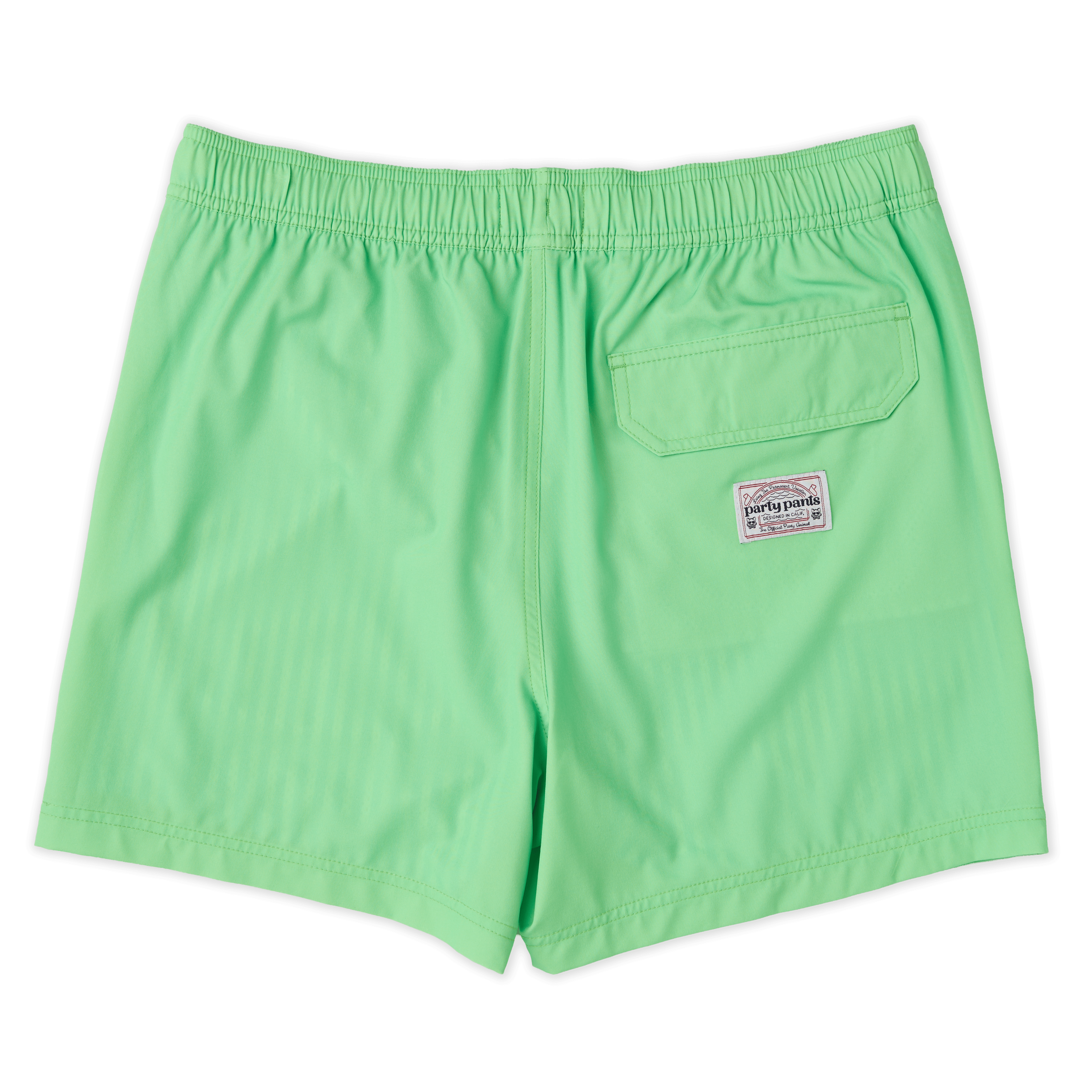 Men's 5 Inch Lined Short - Sharka Magic Lime | Happy Hour Happy Hour Short PARTY PANTS
