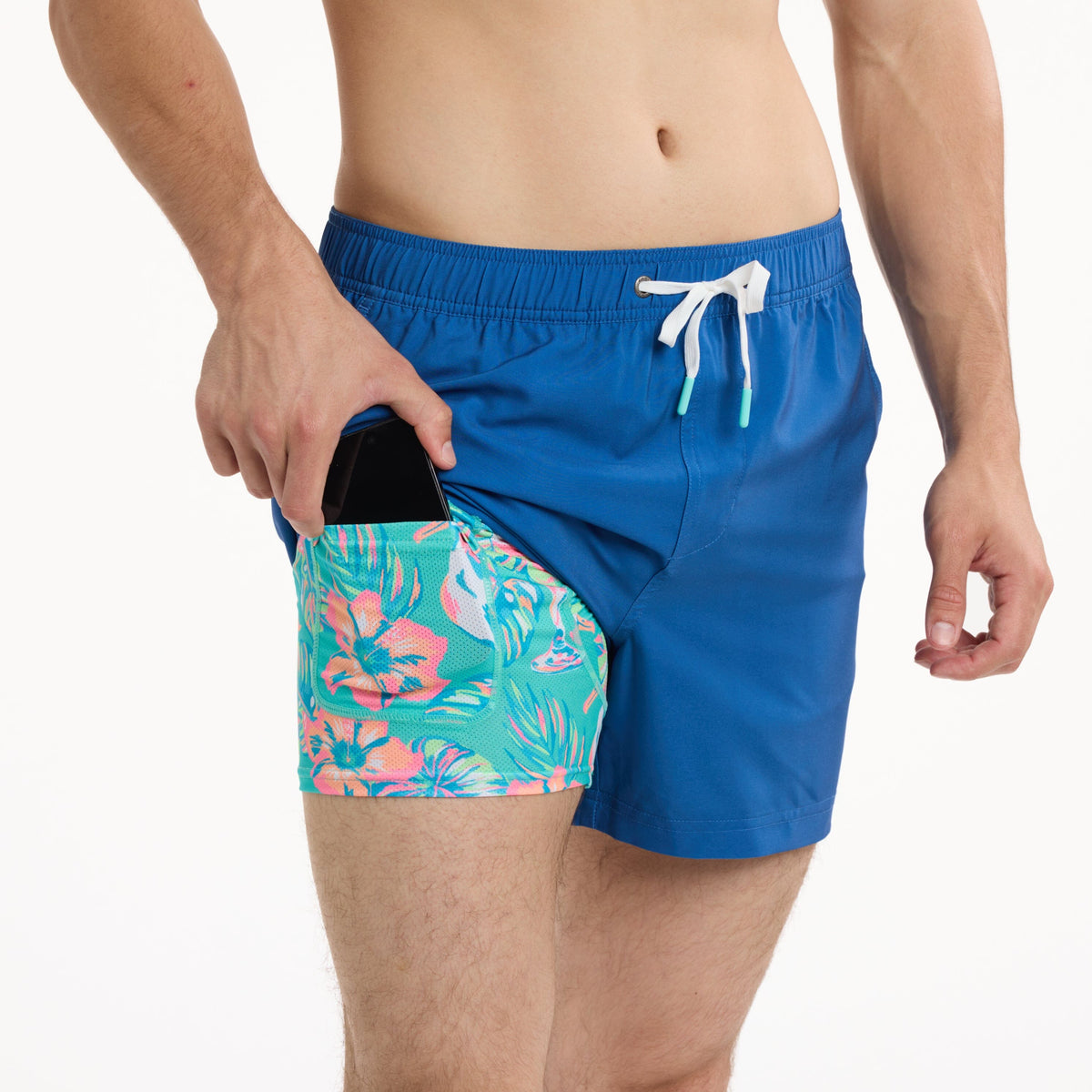Solid Navy Blue - Men's 5" Game Changer Shorts 5" GAME CHANGER SHORT PARTY PANTS