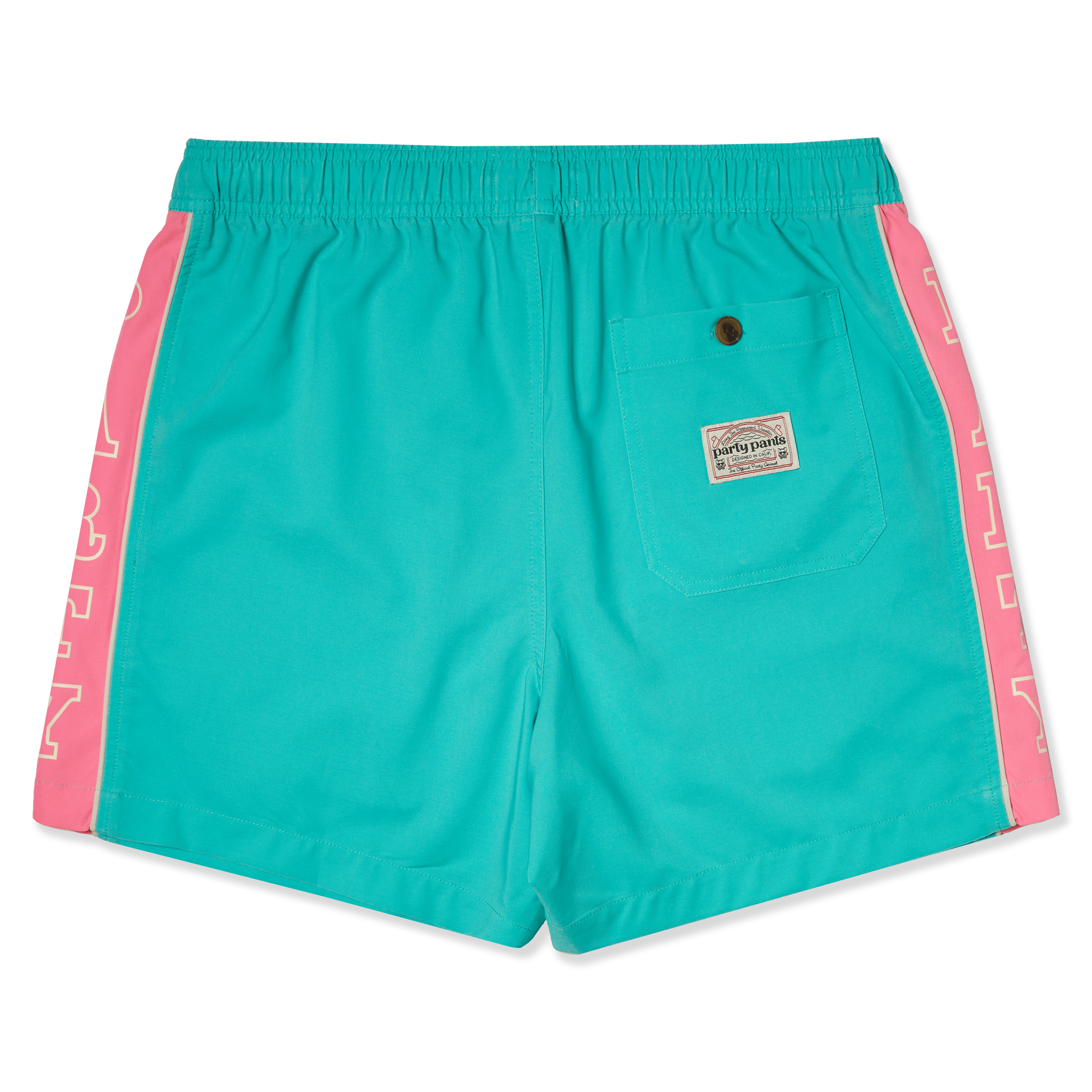 Party Panel in Mint - Men's 5" Party Starter Shorts PARTY PANTS PARTY PANTS