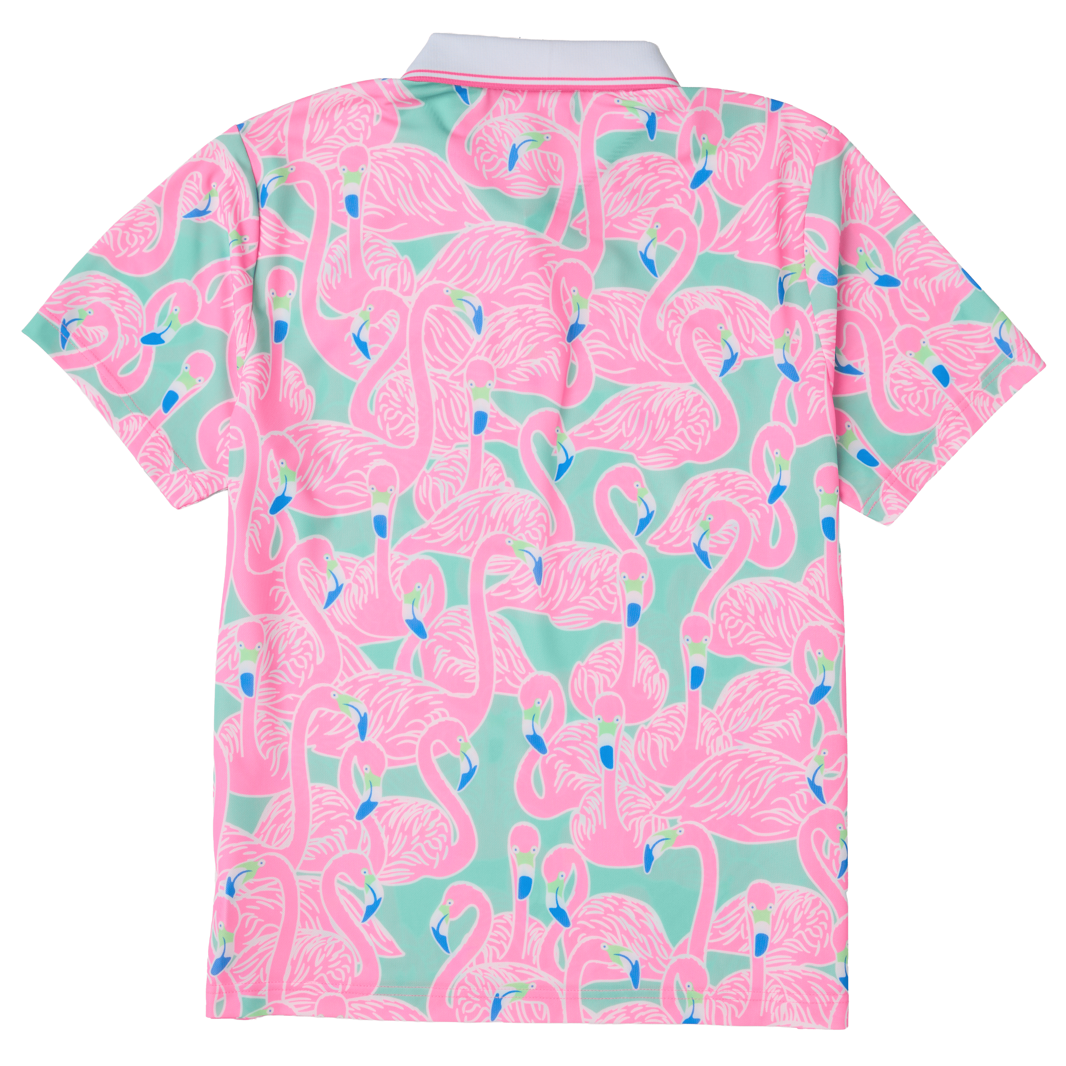 Buncha Mingos Mint Green Polo Shirt POLO PARTY PANTS
